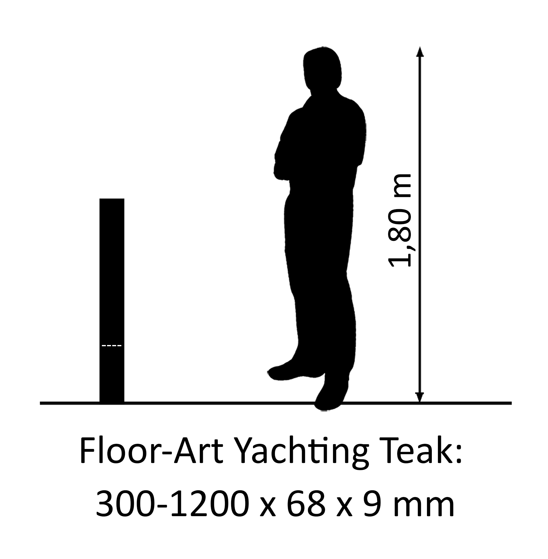 Floor-Art Yachting asiatisches Teak