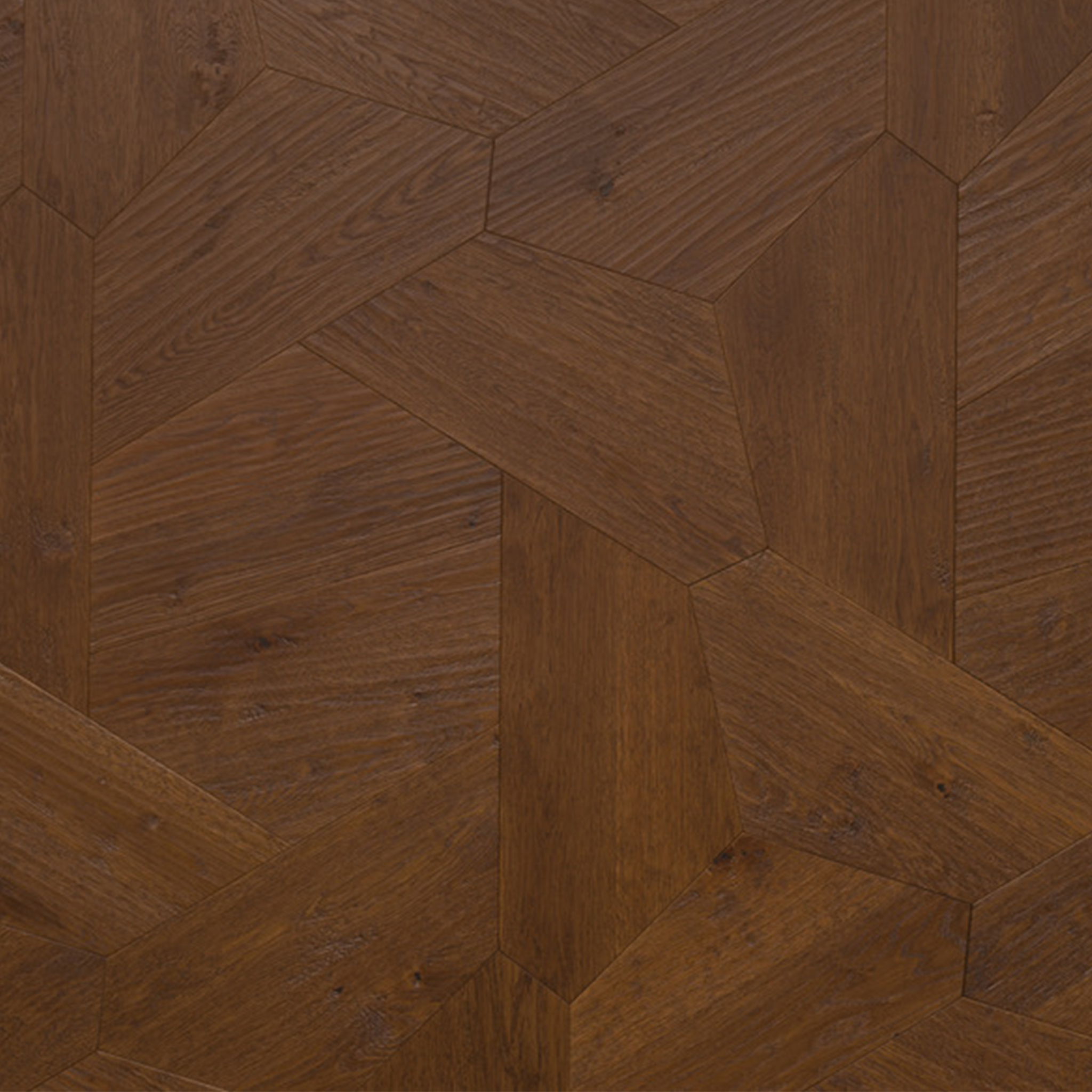 Floor Art Oak Pentagon