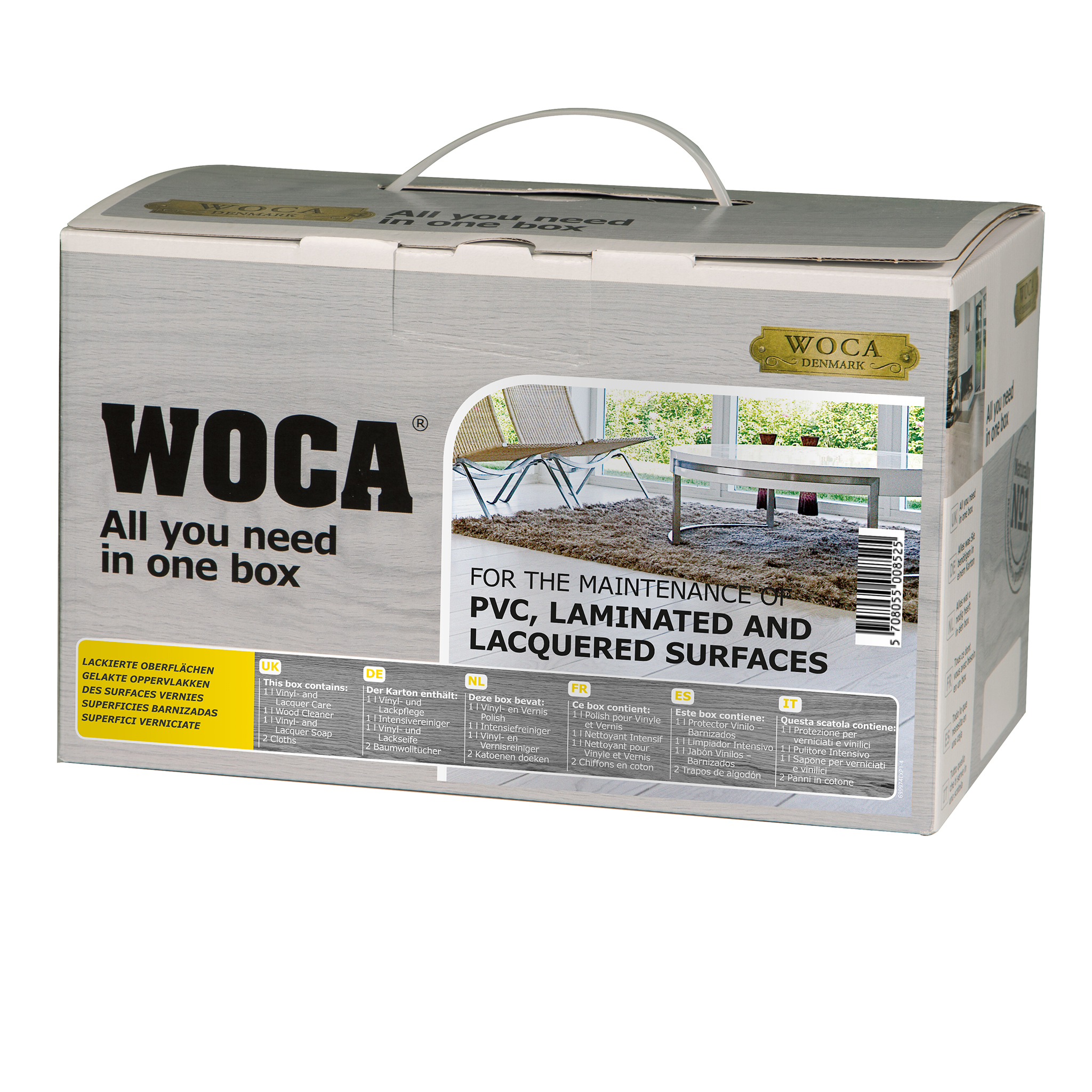 WOCA Lack-Pflegebox matt 6-teilig
