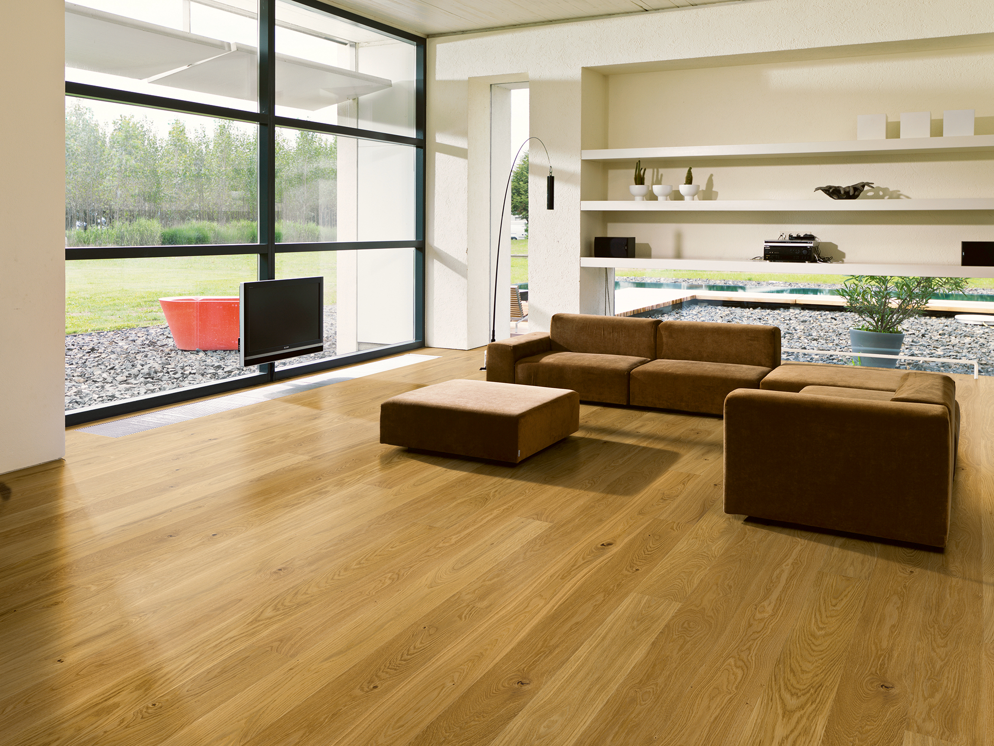 Floor-Art oak Cognac 1-strip wideplank