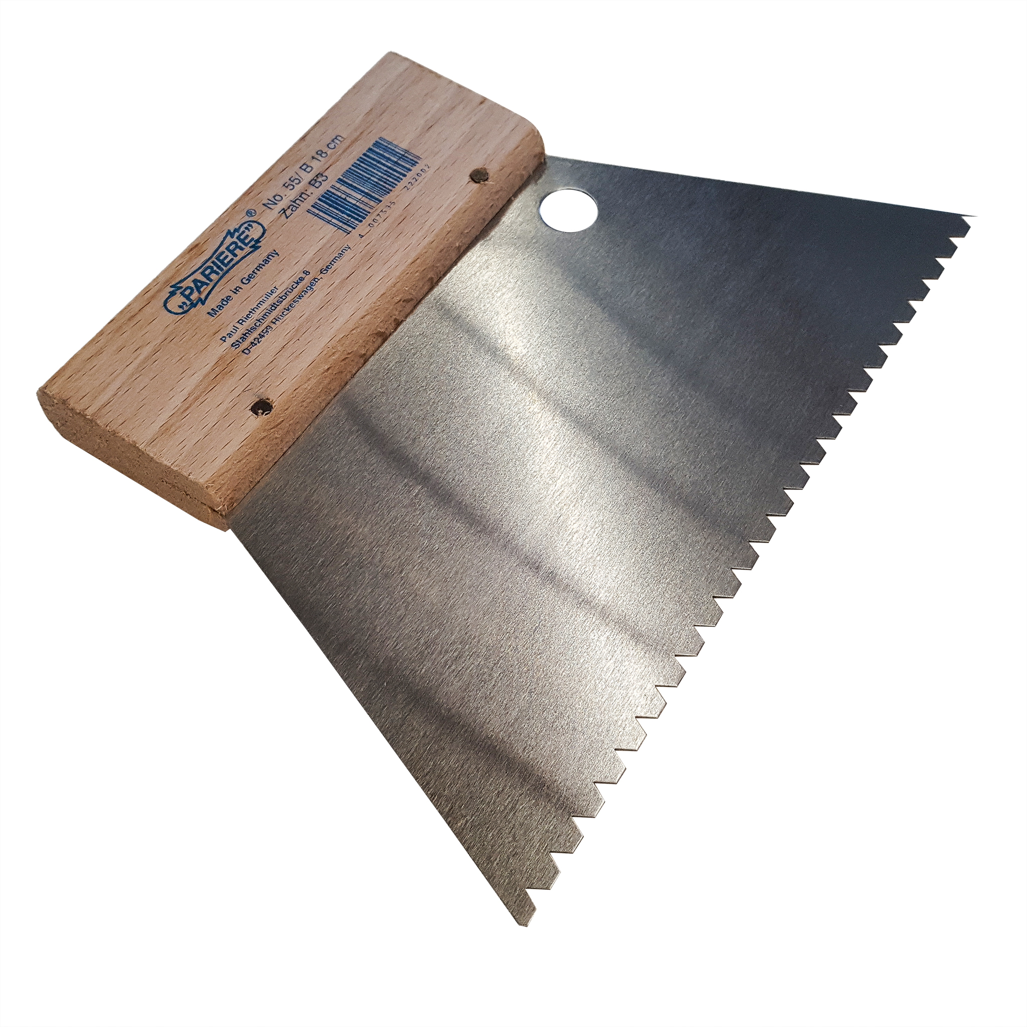 Zahnspachtel 18cm Zahnung B3 Zahnspachtel 18cm Zahnung B3