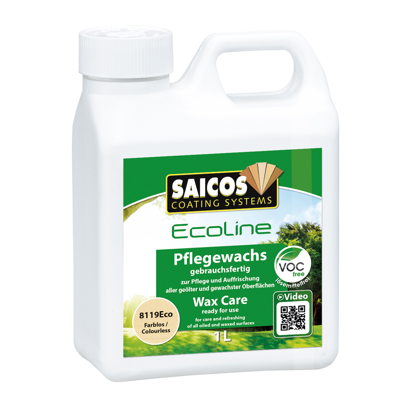 SAICOS Eco care vosk bezbarvý 1 litr.