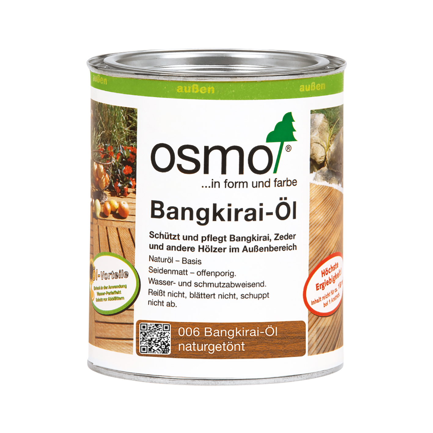 Osmo Bangkirai-Öl Natur 750ml Osmo Bangkirai-Öl Natur 750ml