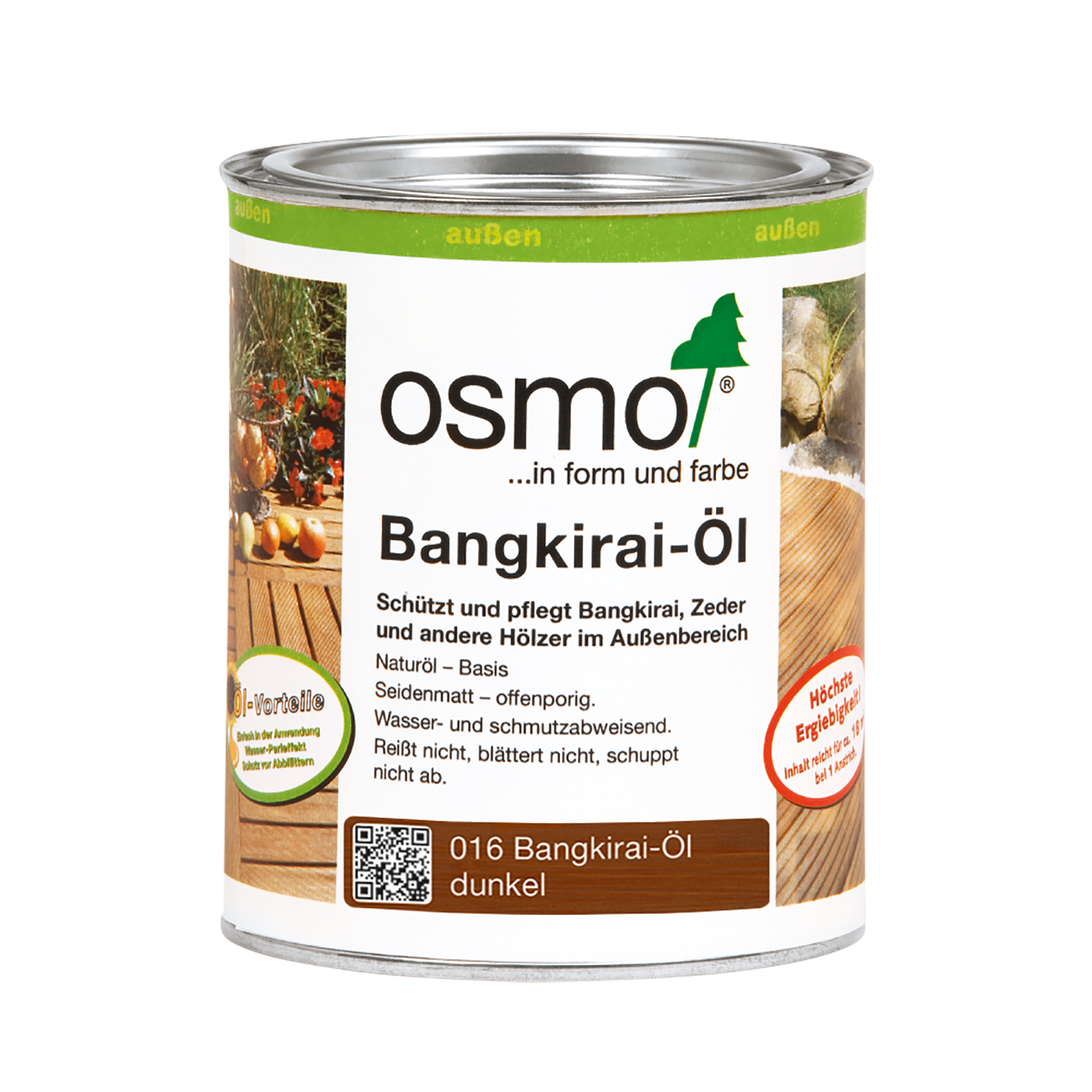 Osmo Bangkirai-Öl dunkel 2,5 Ltr.