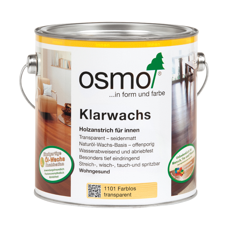 Osmo Klarwachs farblos 2,5 Ltr.