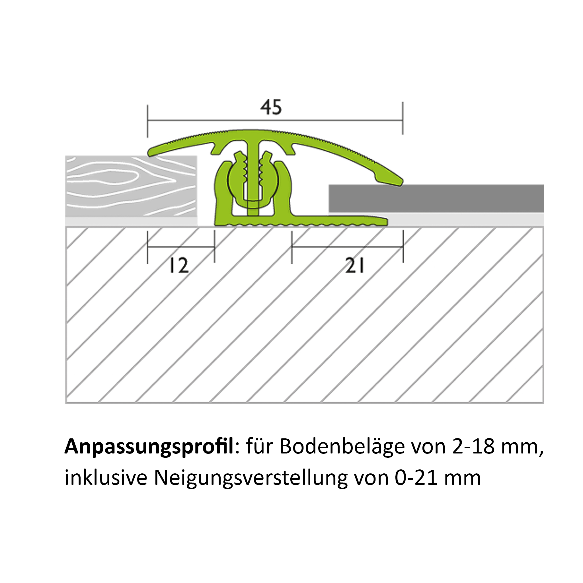 PROVARIO Uni Anpassung Edelstahl V2A