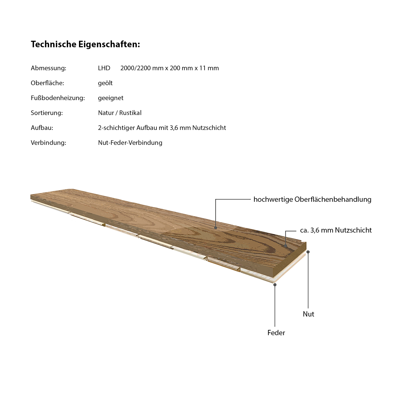 Floor-Art Da Vinci oak natura