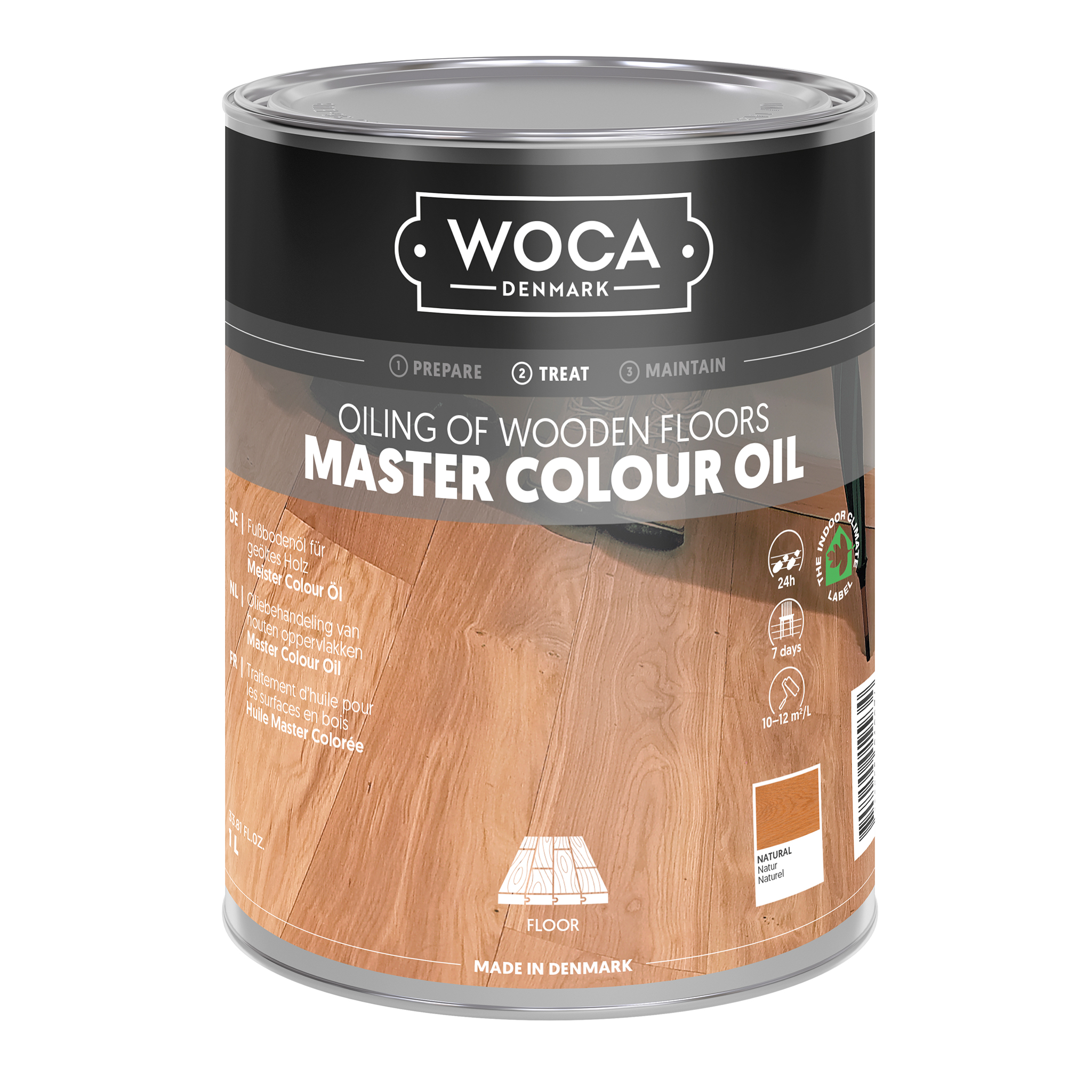WOCA Meister Bodenöl natur 1,0 ltr. WOCA Meister Bodenöl natur 1,0 ltr.