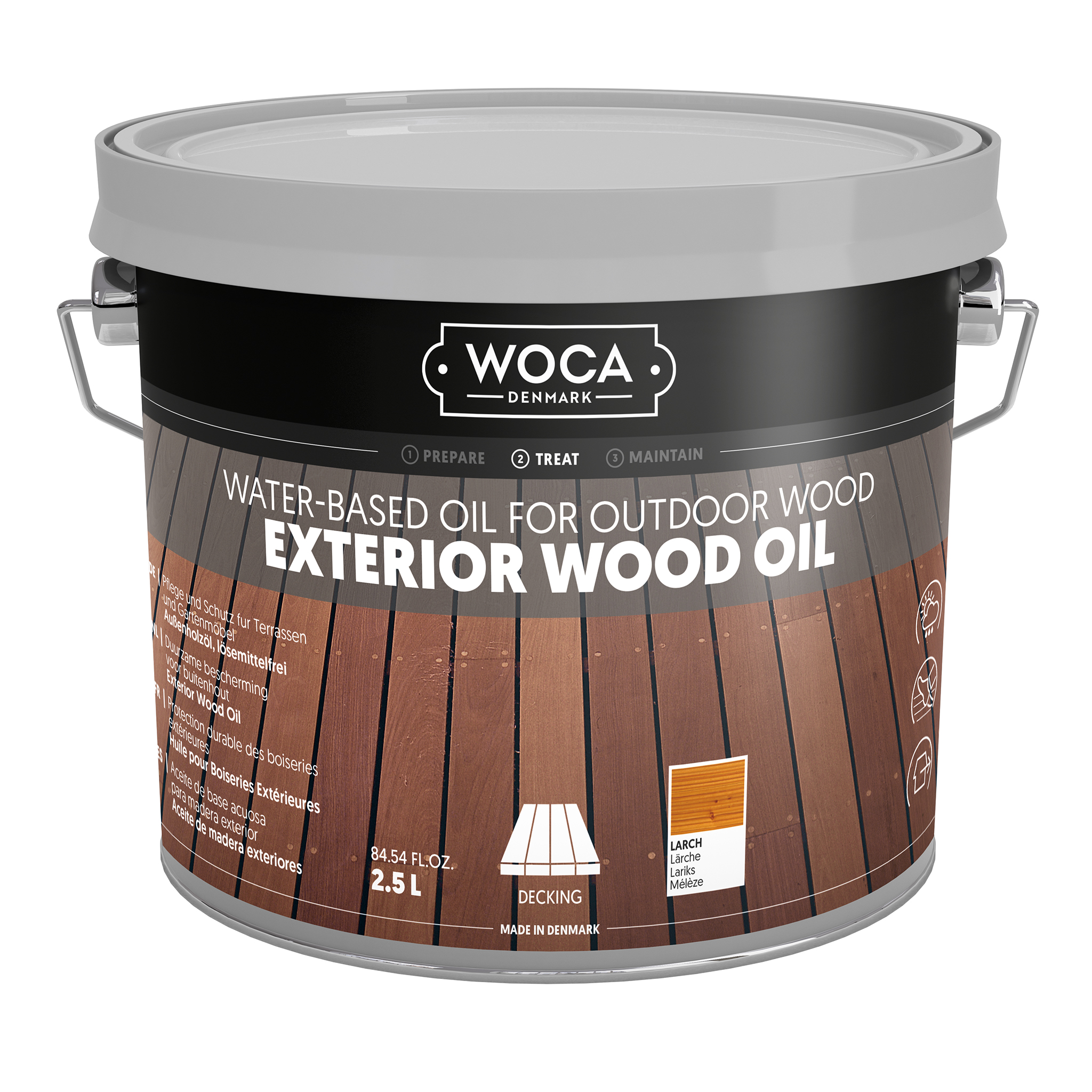 WOCA Exterior Oil Larch 2,5 L