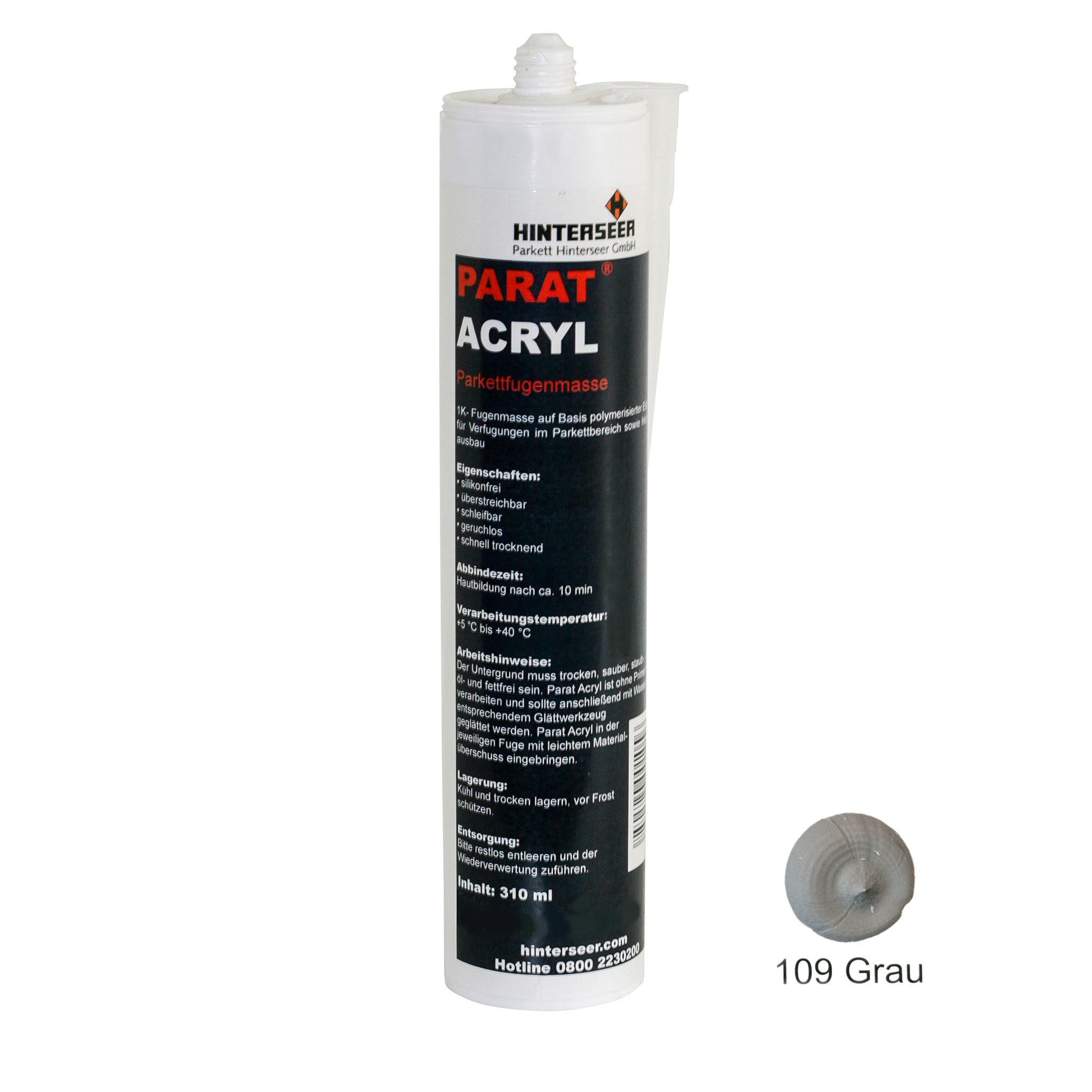 PARAT Acryl Parkett-Fugenmasse Grau PARAT Acryl Parkett-Fugenmasse Grau