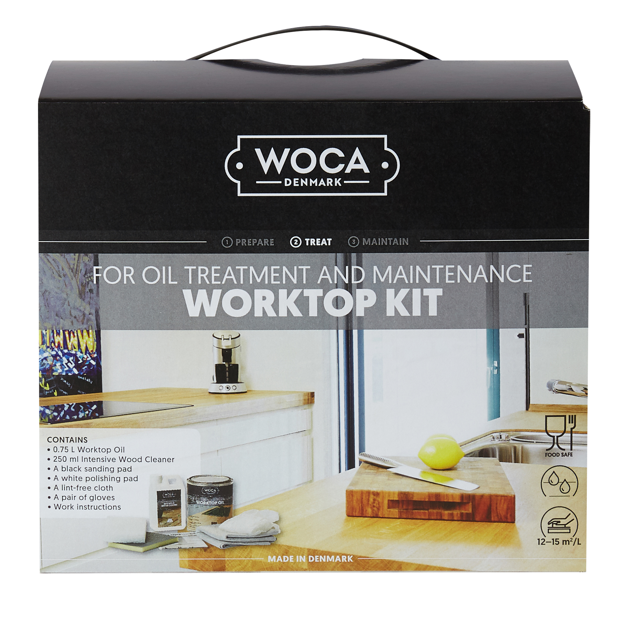 WOCA Worktop Kit Pflegeset 