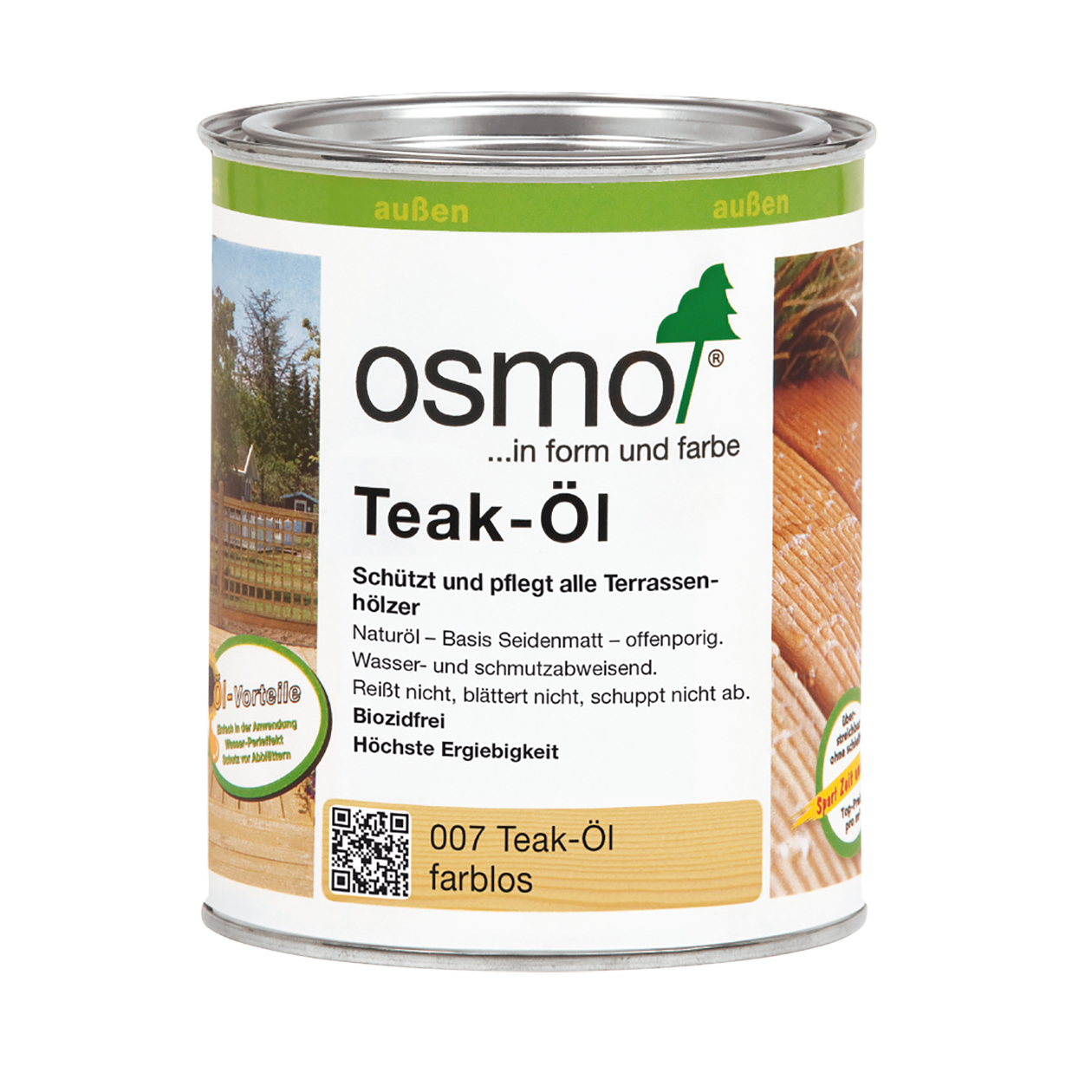 Osmo Teak-Öl farblos 750ml Osmo Teak-Öl farblos 750ml