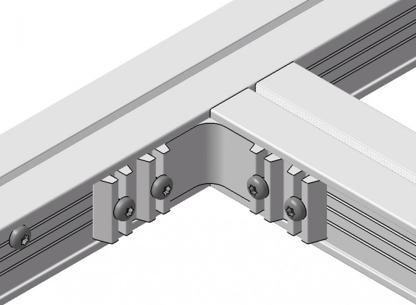 ALUecofix M Verbindungswinkel 16mm