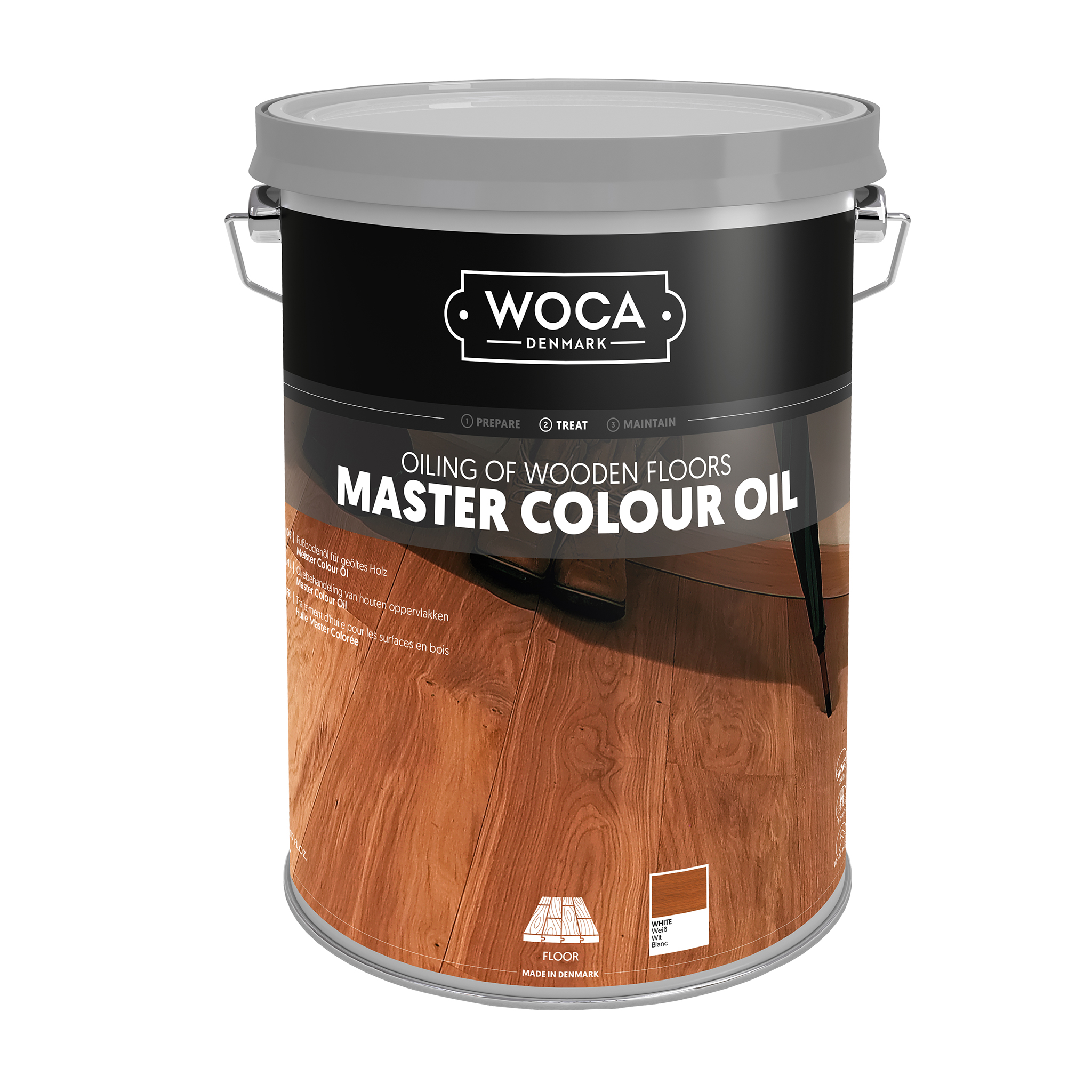 WOCA Master floor-oil white 5,0 Ltr.