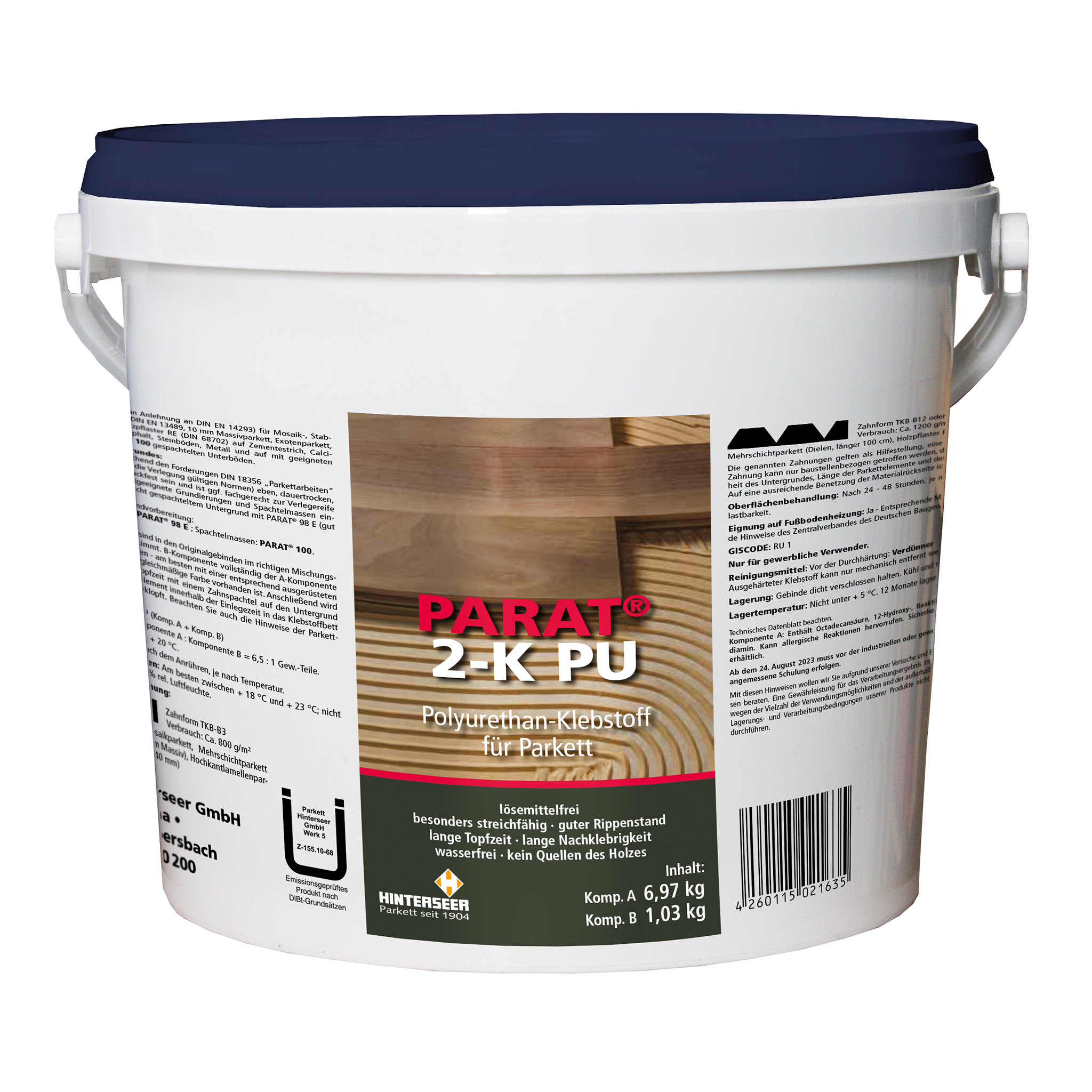 PARAT 2-K PU Parkettkleber./Laminat 8 Kg PARAT 2-K PU Parkettkleber./Laminat 8 Kg