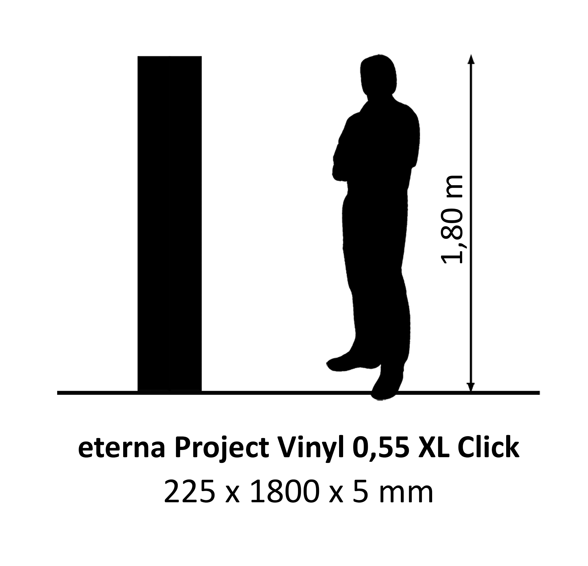 eterna Project Vinyl Ice Oak 0,55 XL