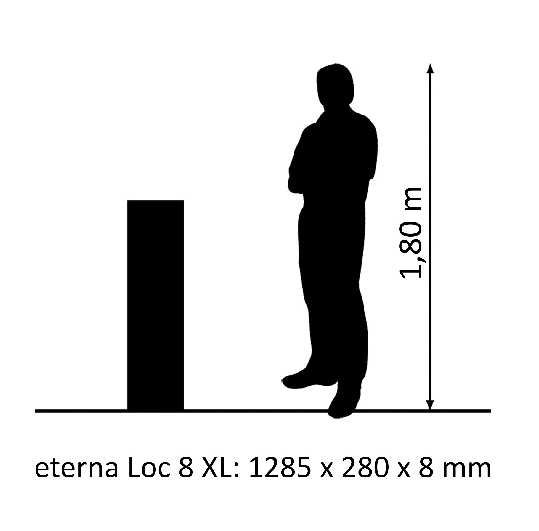 eterna Loc 8 XL Aqua Eiche Scottsdale