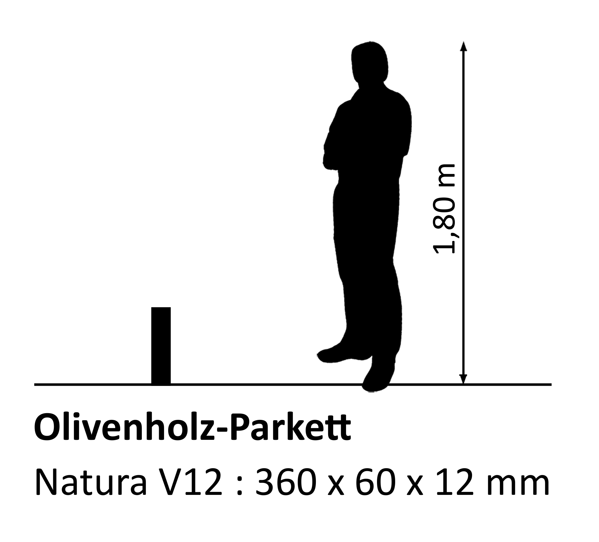 Parkety z olivového dřeva V12