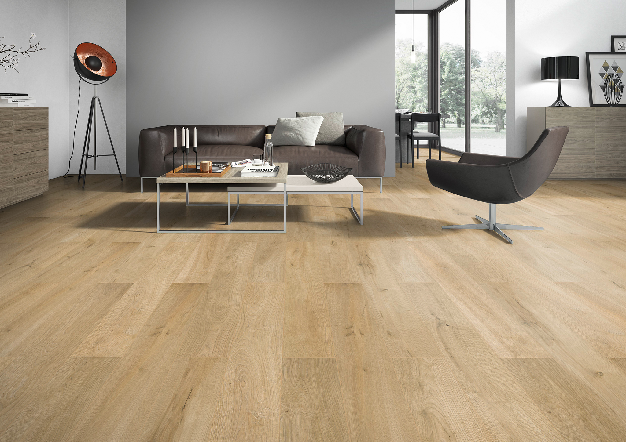 Eco Vinyl oak Alpin vinyl floor