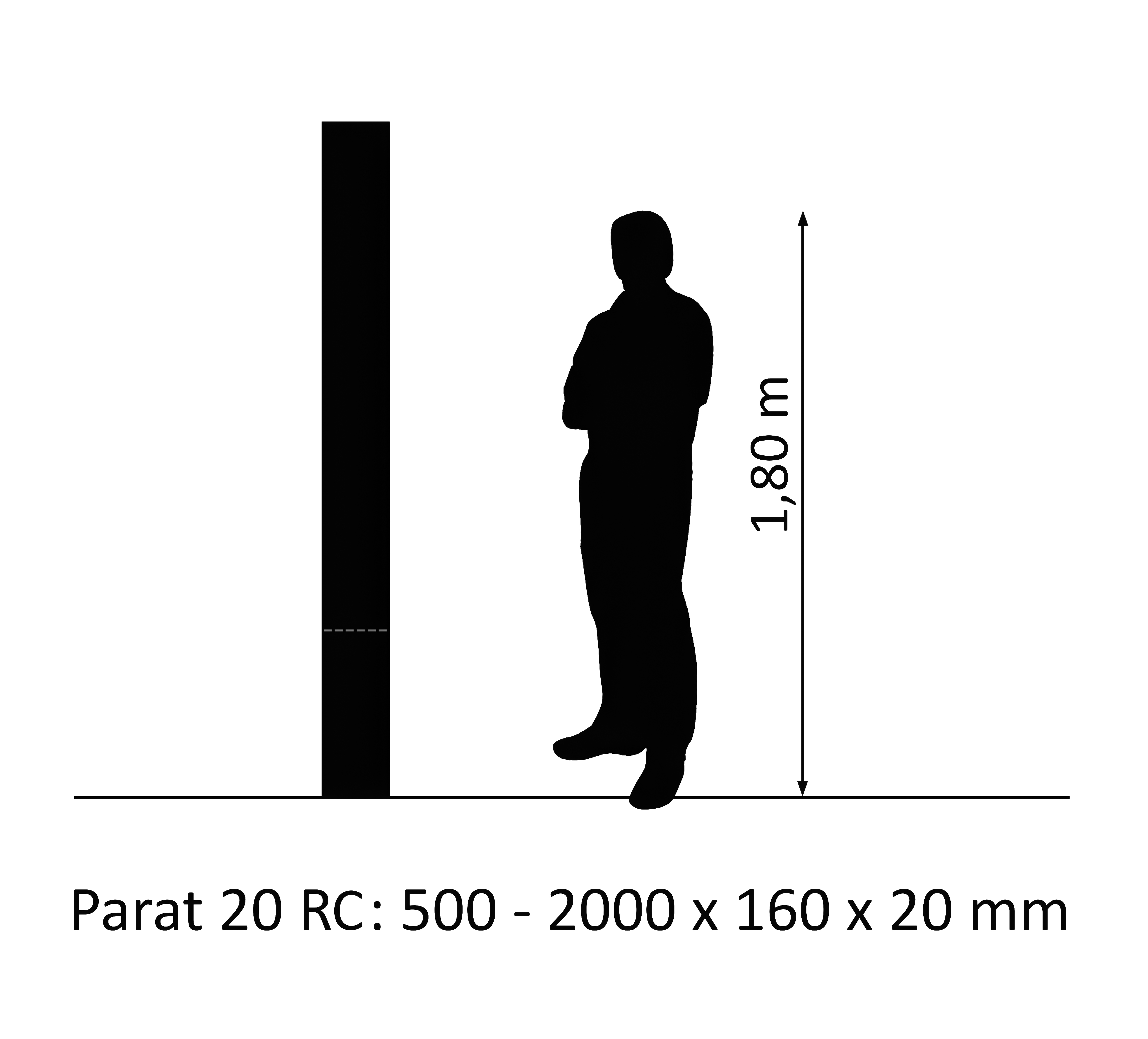 PARAT 20 Eiche RC Massivdiele 160