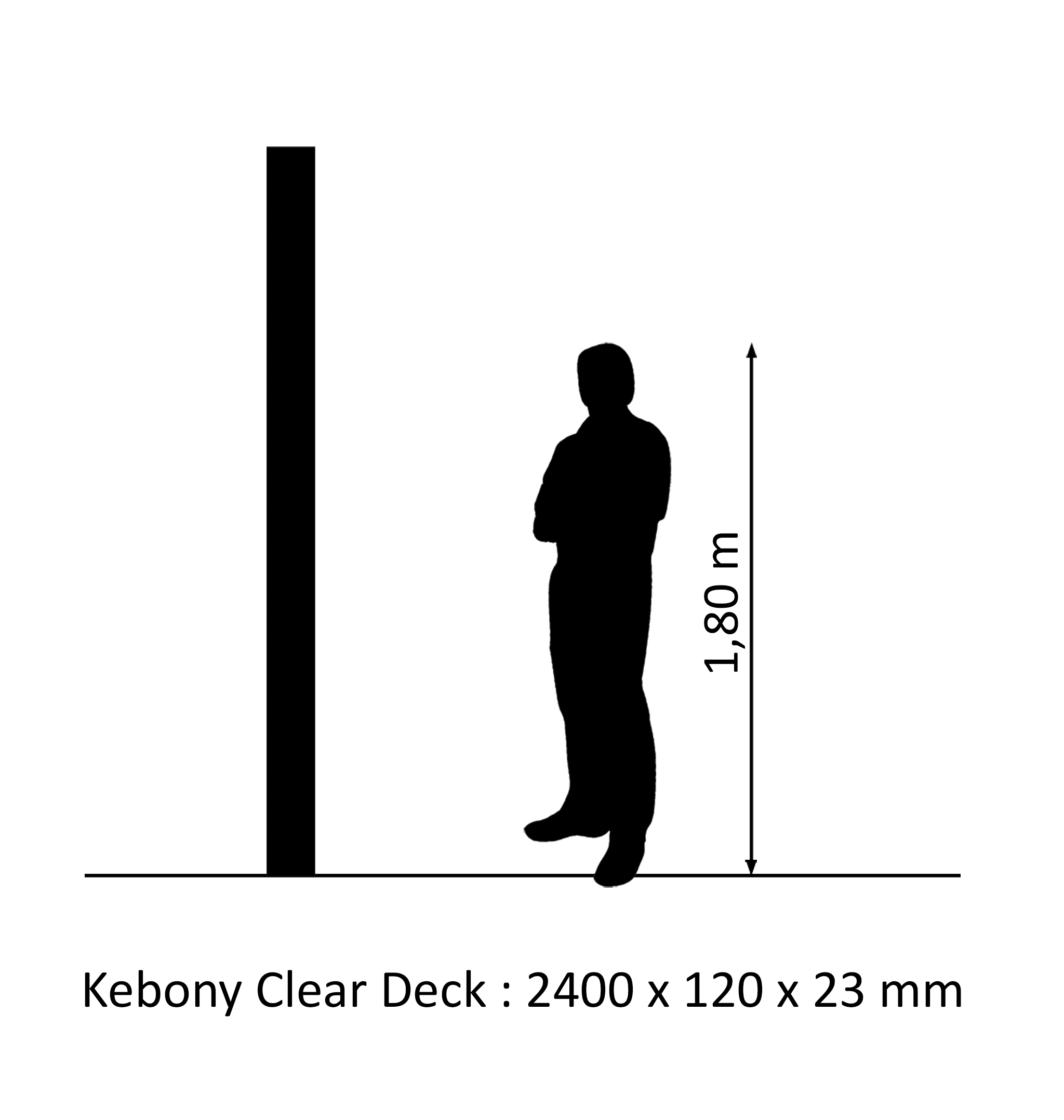 Grad Kebony Clear Deck 2400 mm