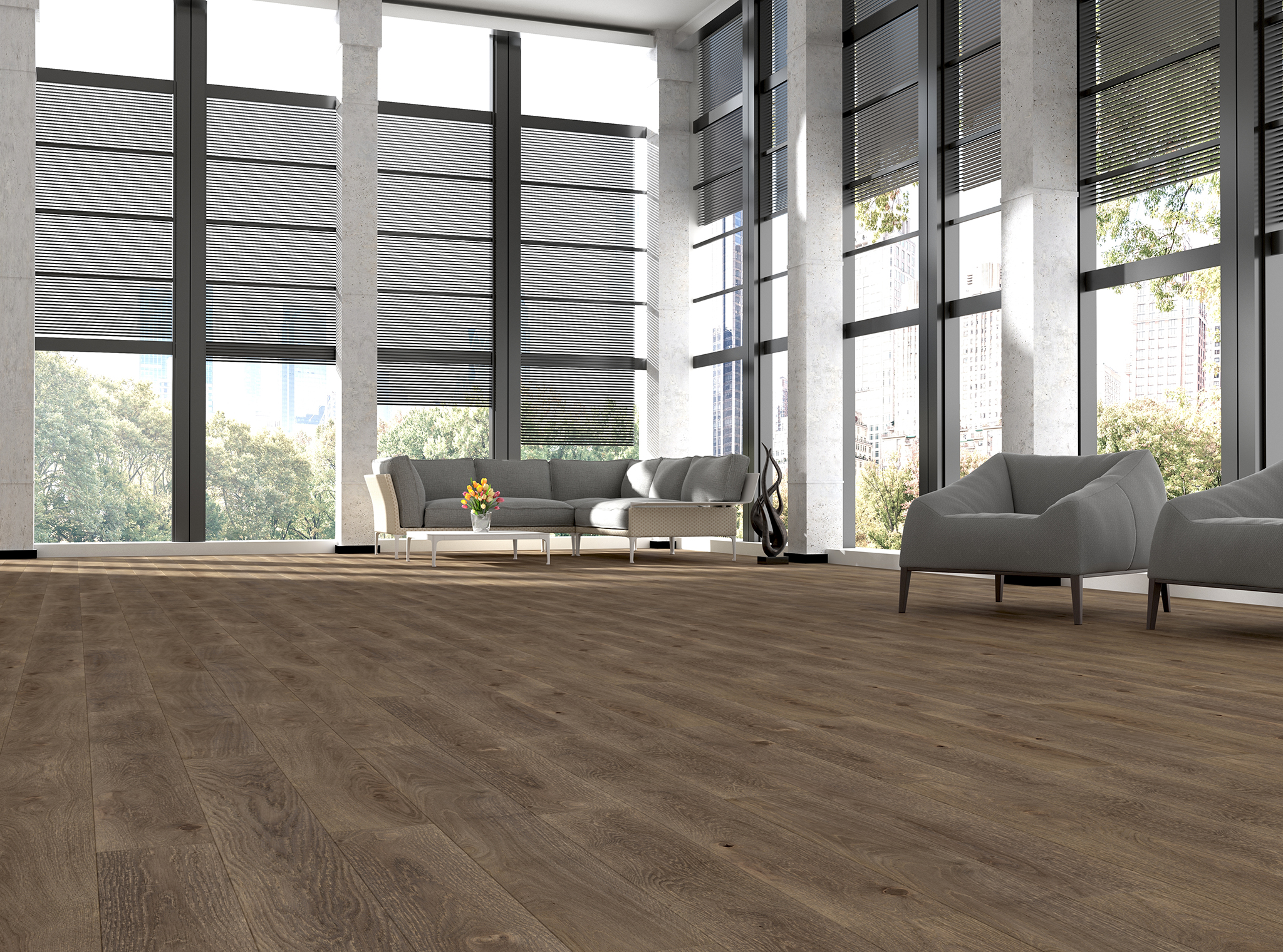 Floor-Art Da Vinci oak markant mud