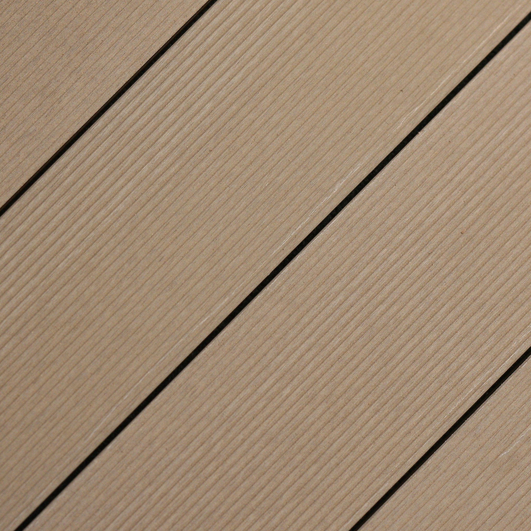 Resysta decking board grooved/smooth