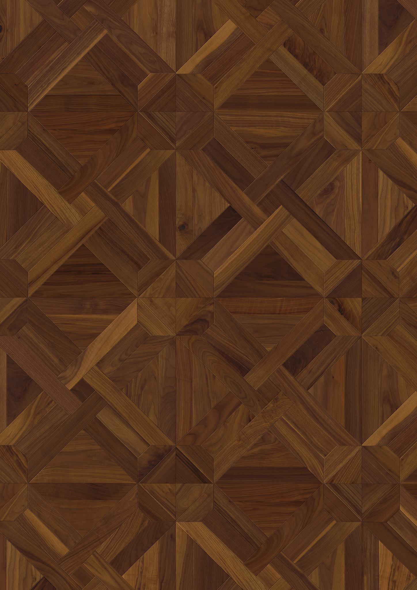 Floor Art Neuschwanstein American Walnut