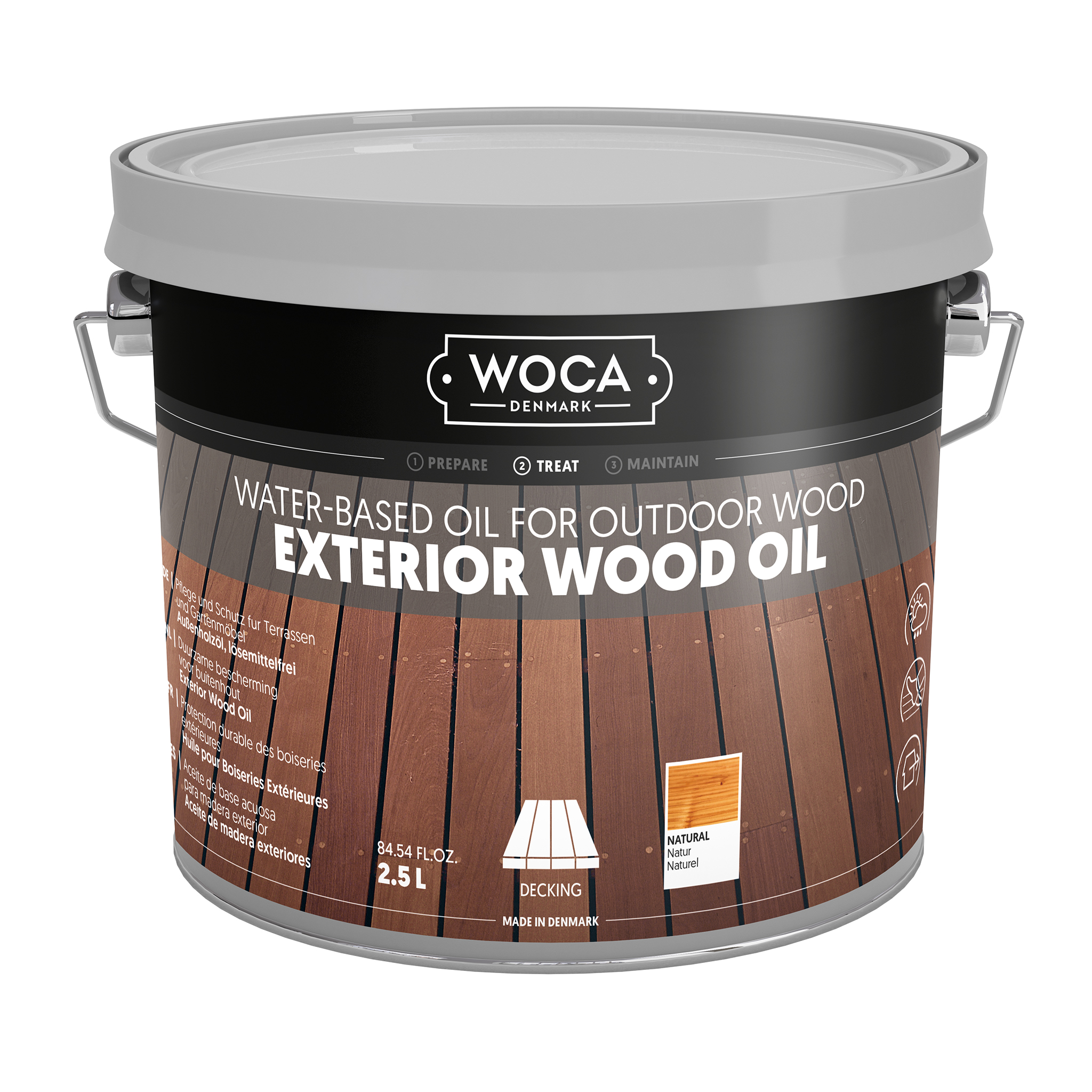 WOCA Exterior Oil Natur 2,5l WOCA Exterior Oil Natur 2,5l