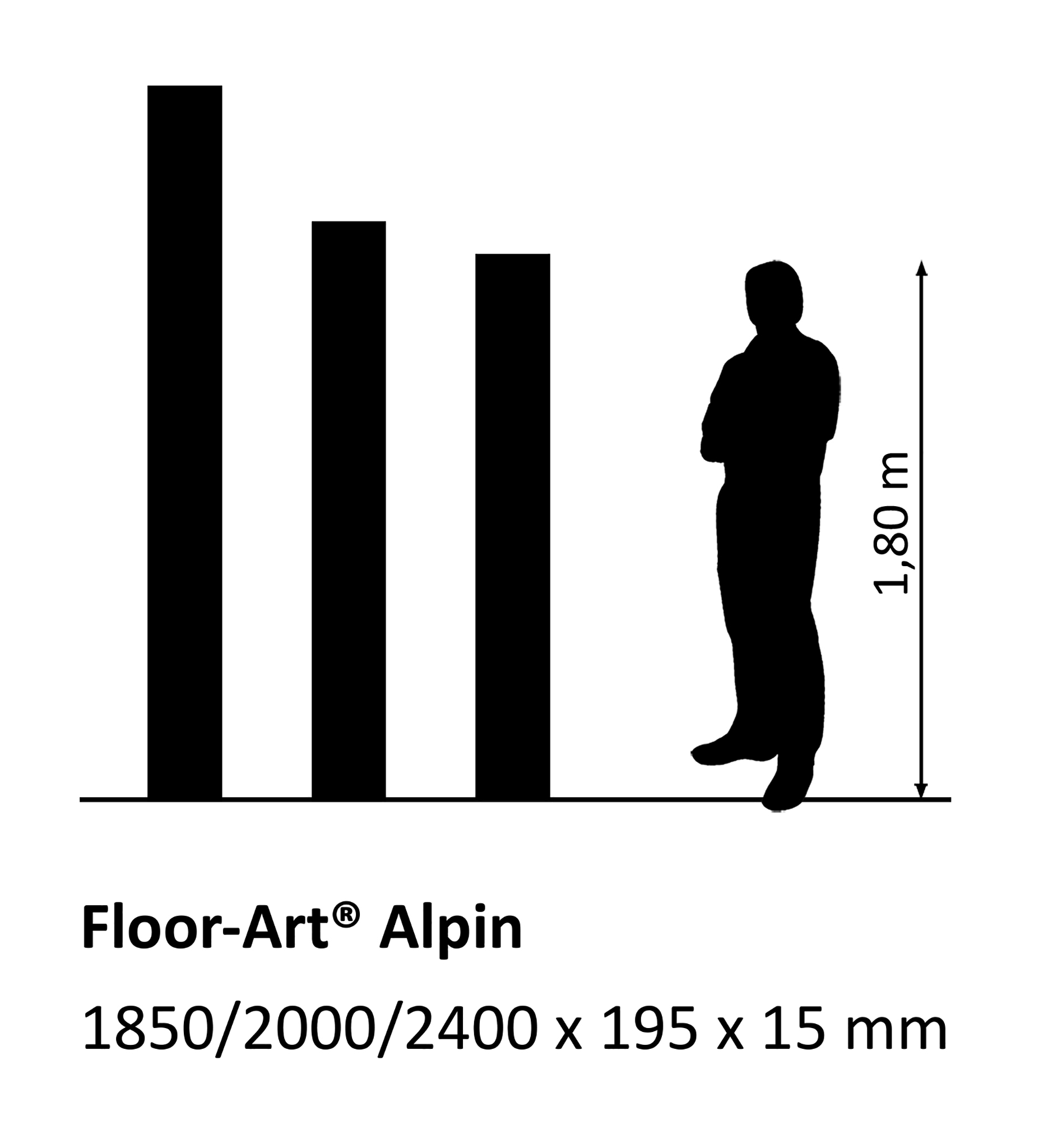 Floor-Art Alpin modřín, p. olej,