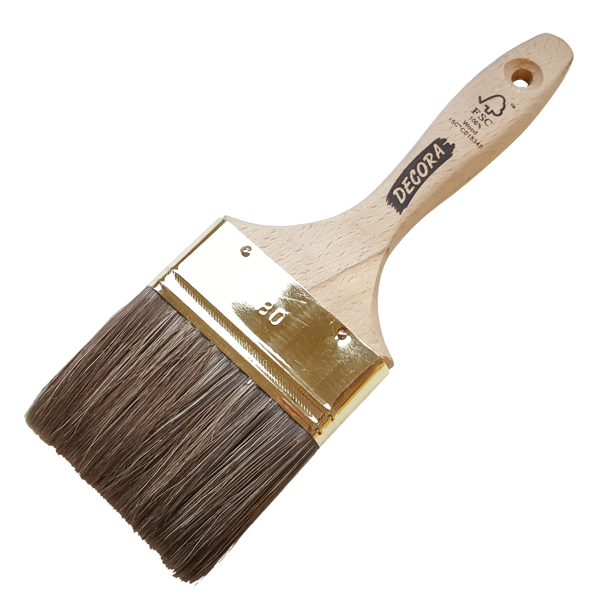 glaze paintbrush FP 80 brown