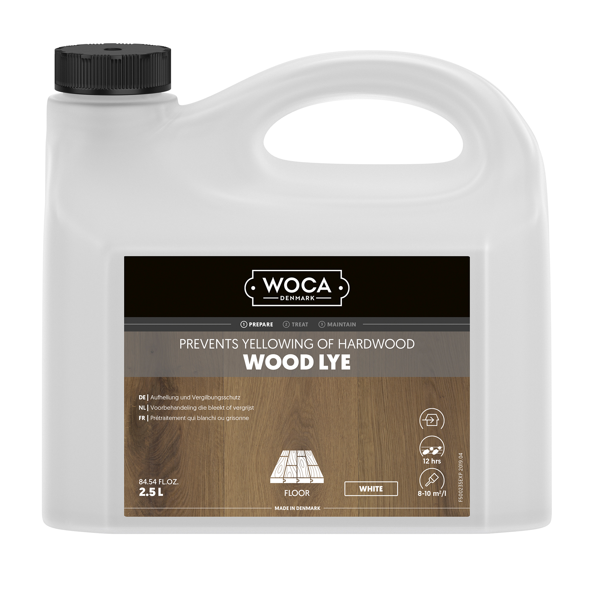 WOCA Wood Lye white 2,5 ltr.