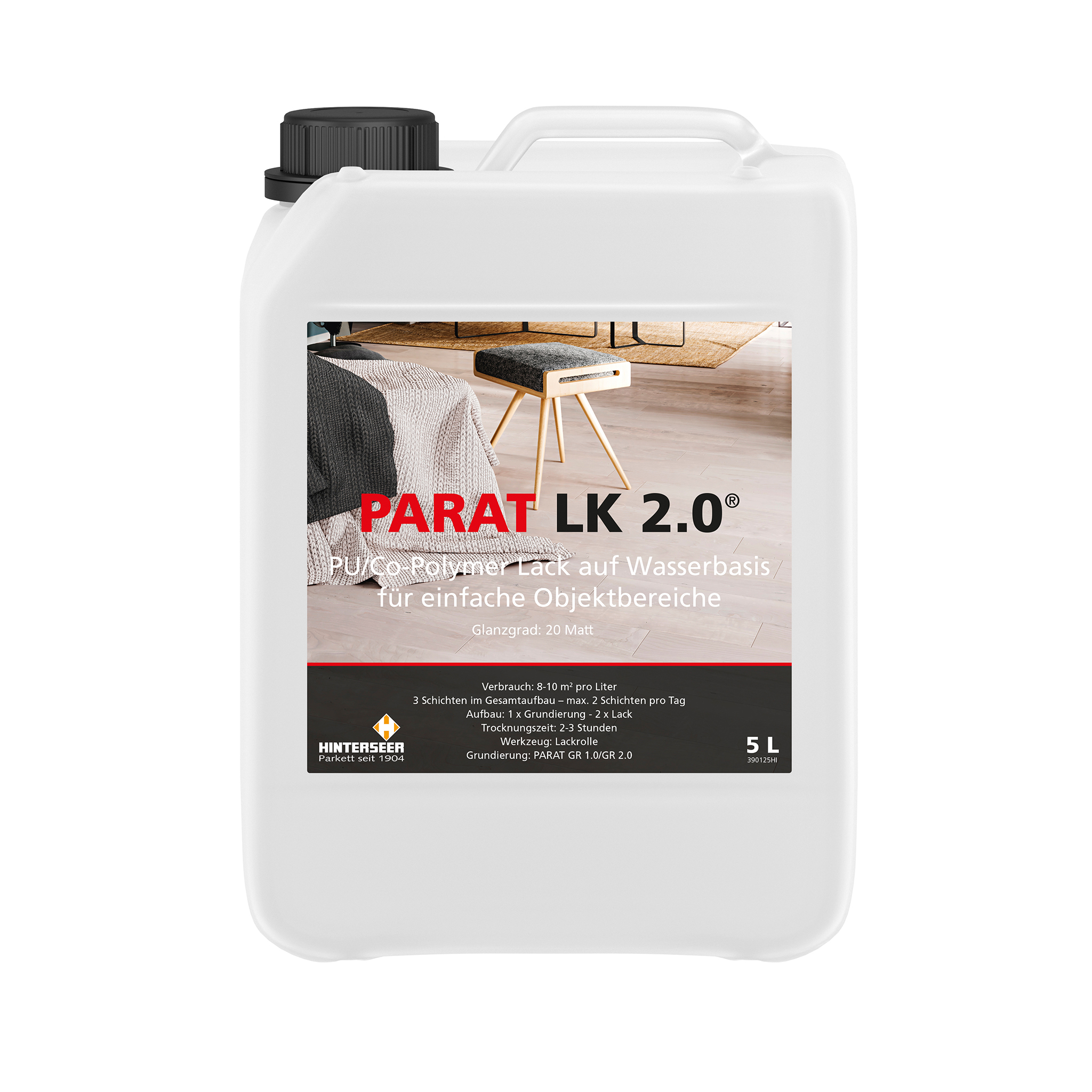 PARAT LK 2.0 Parkettlack Matt 5 Ltr.