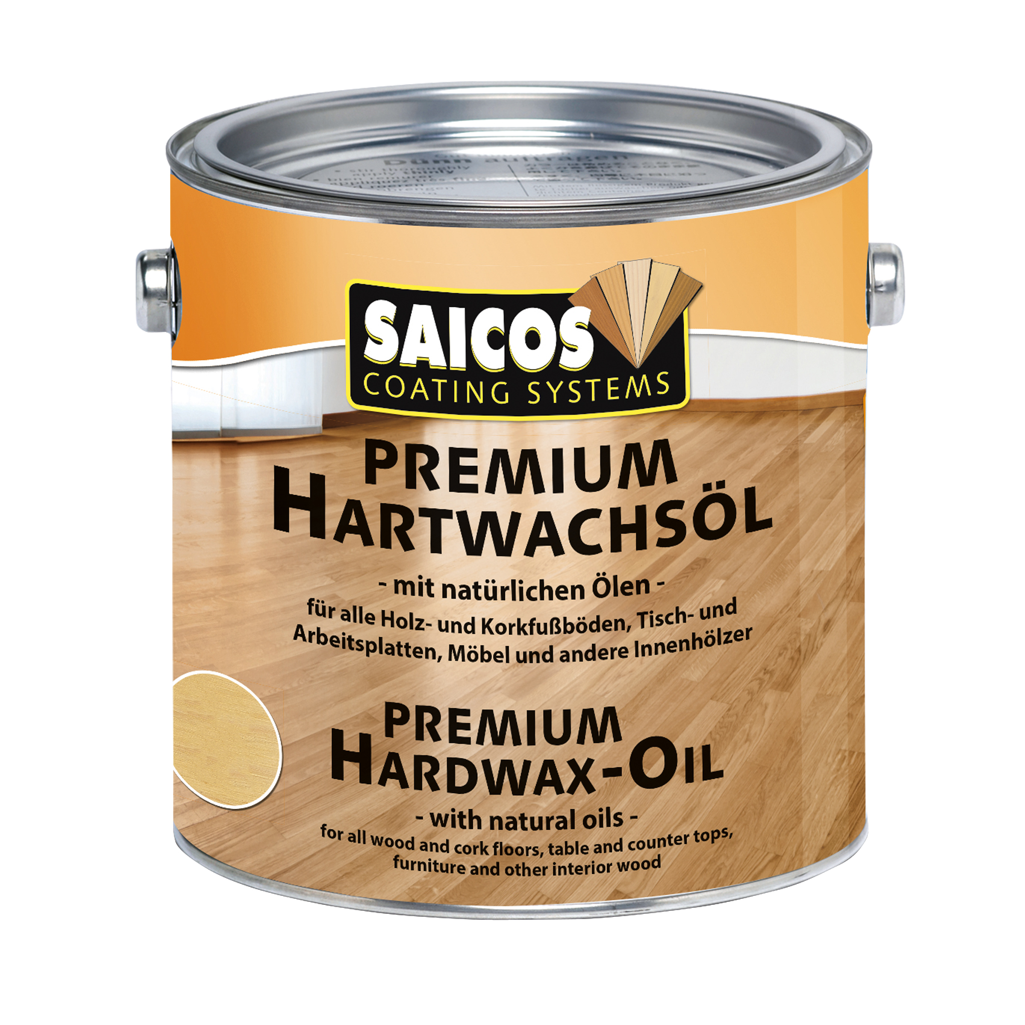 SAICOS Premium Hartwachsöl Seidenmatt SAICOS Premium Hartwachsöl Seidenmatt