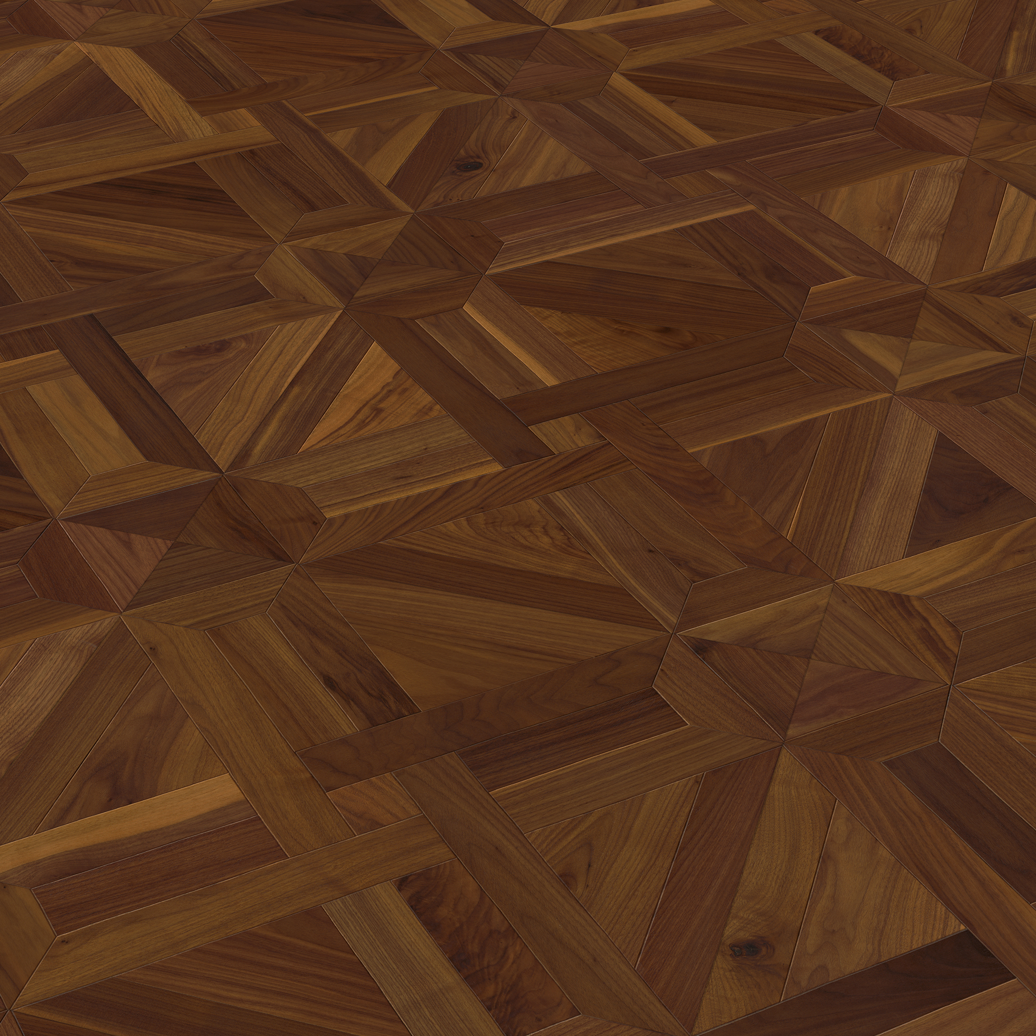 Floor Art Neuschwanstein American Walnut