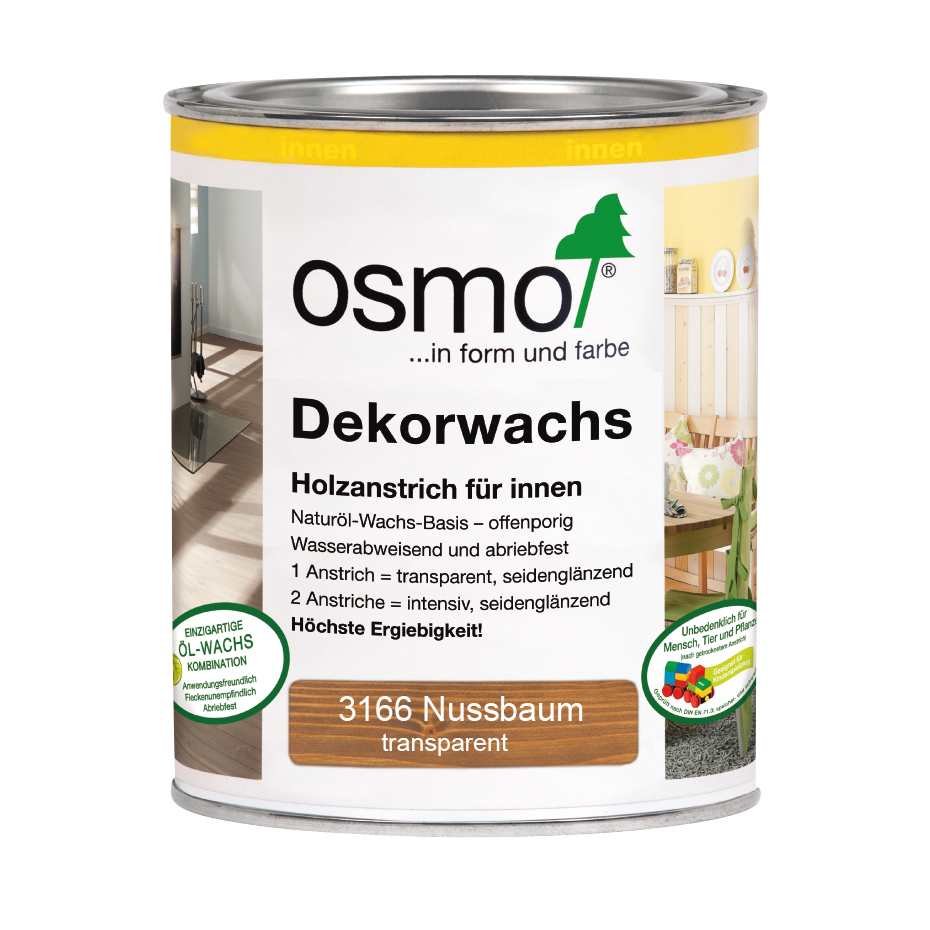 Osmo Dekorwachs transp. Nussbaum 750ml Osmo Dekorwachs transp. Nussbaum 750ml