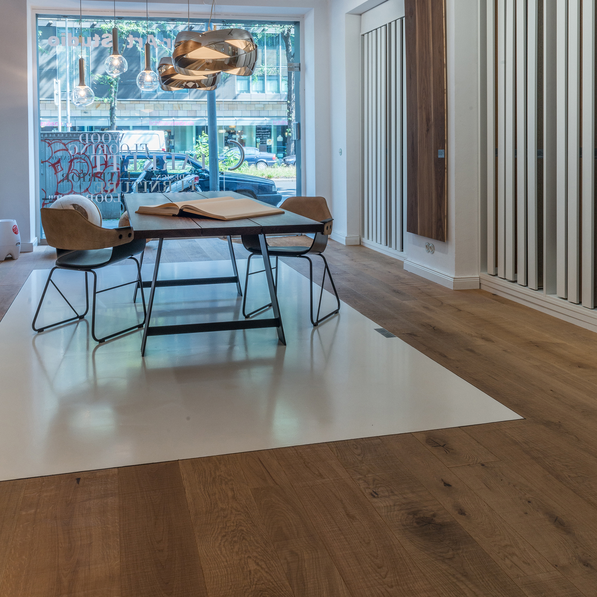 Floor-Art Largo red oak smoked raw