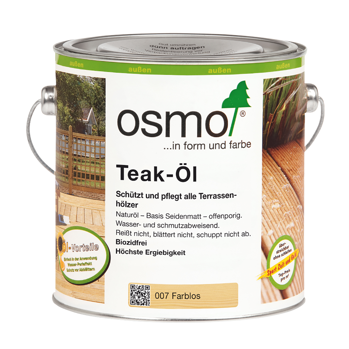 Osmo Teak olej bezbarevný 2,5 Ltr.