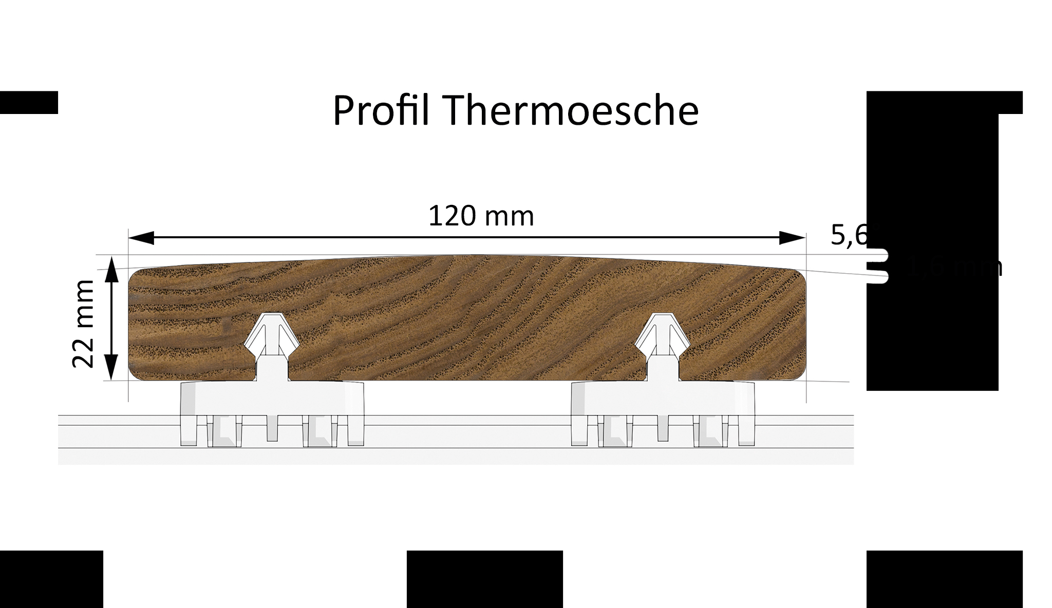 Grad Thermoesche Deck 2100 mm