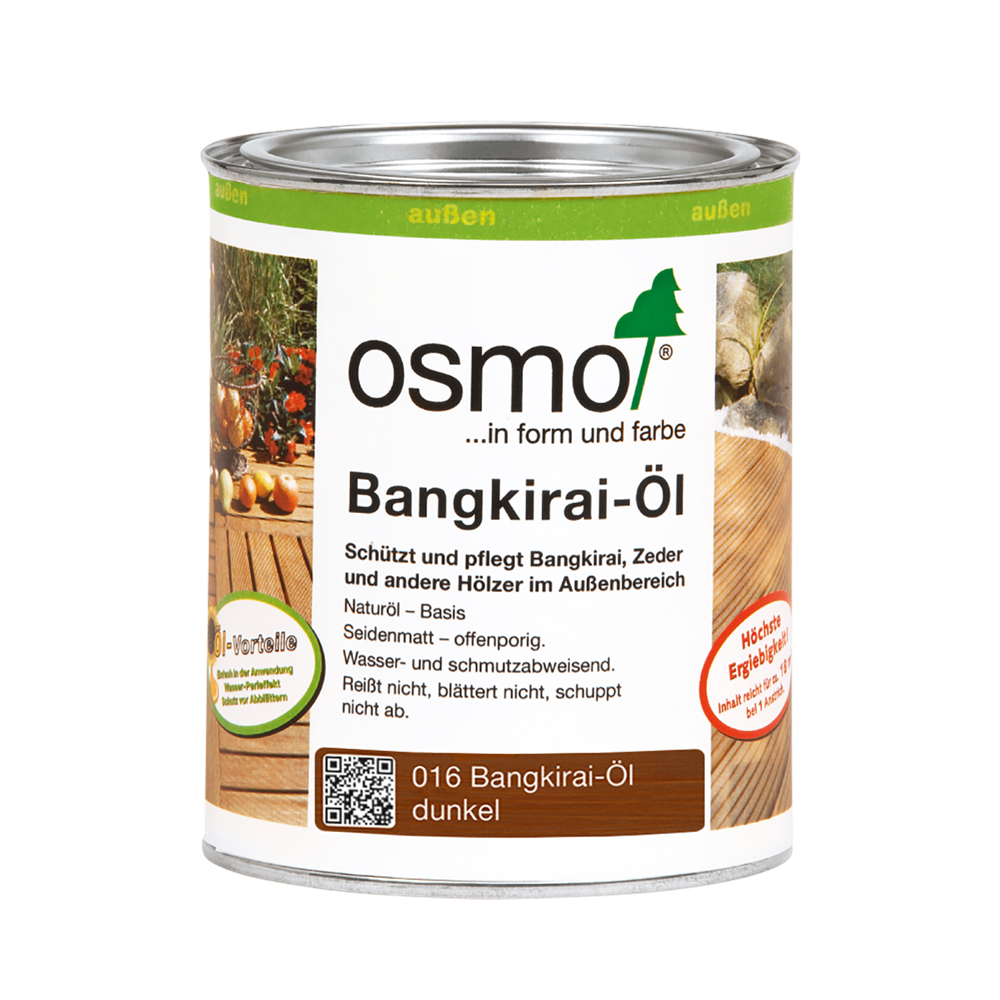 Osmo Bangkirai-Öl dunkel 750ml