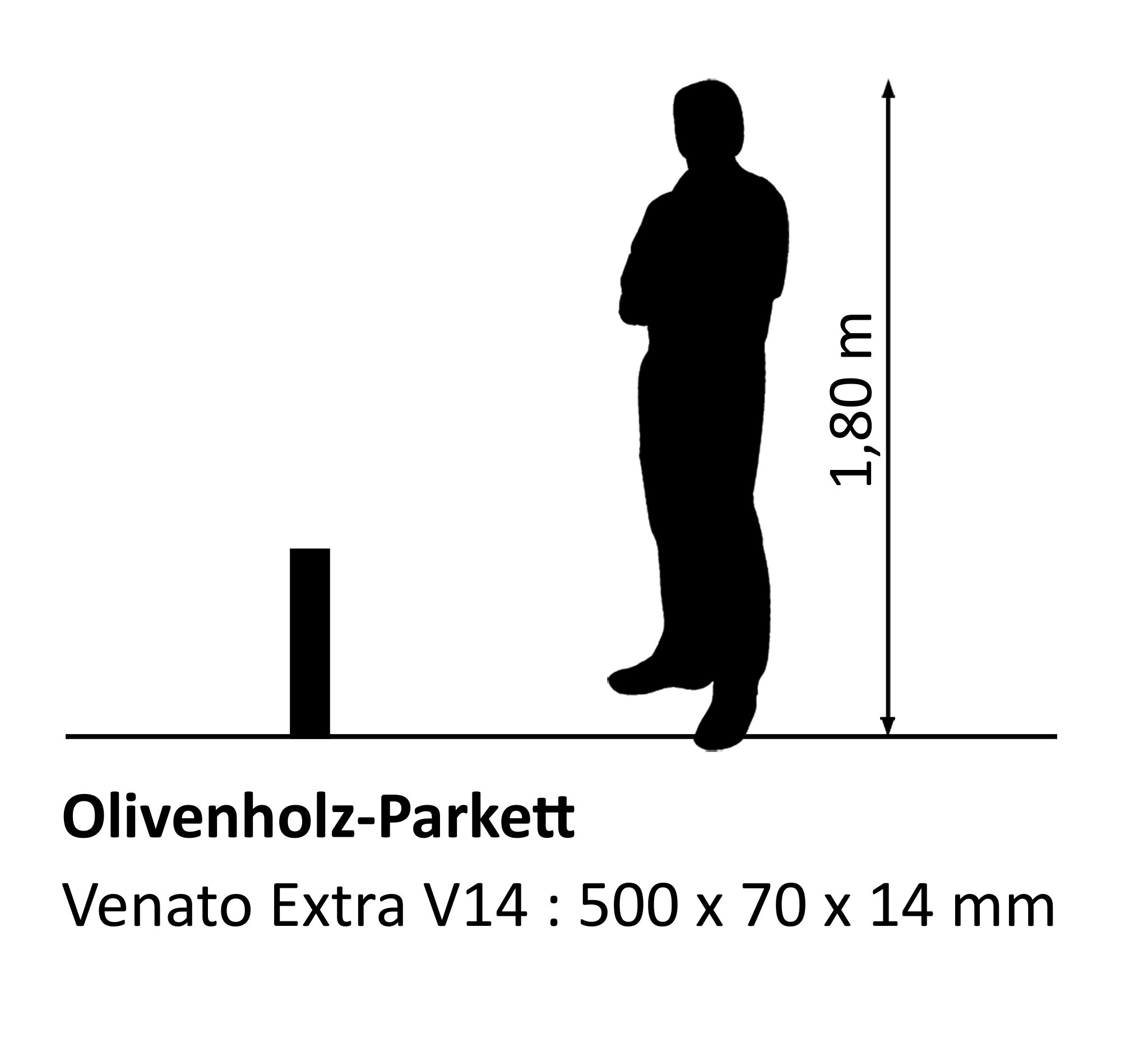 Olivenholzparkett Venato Extra V14