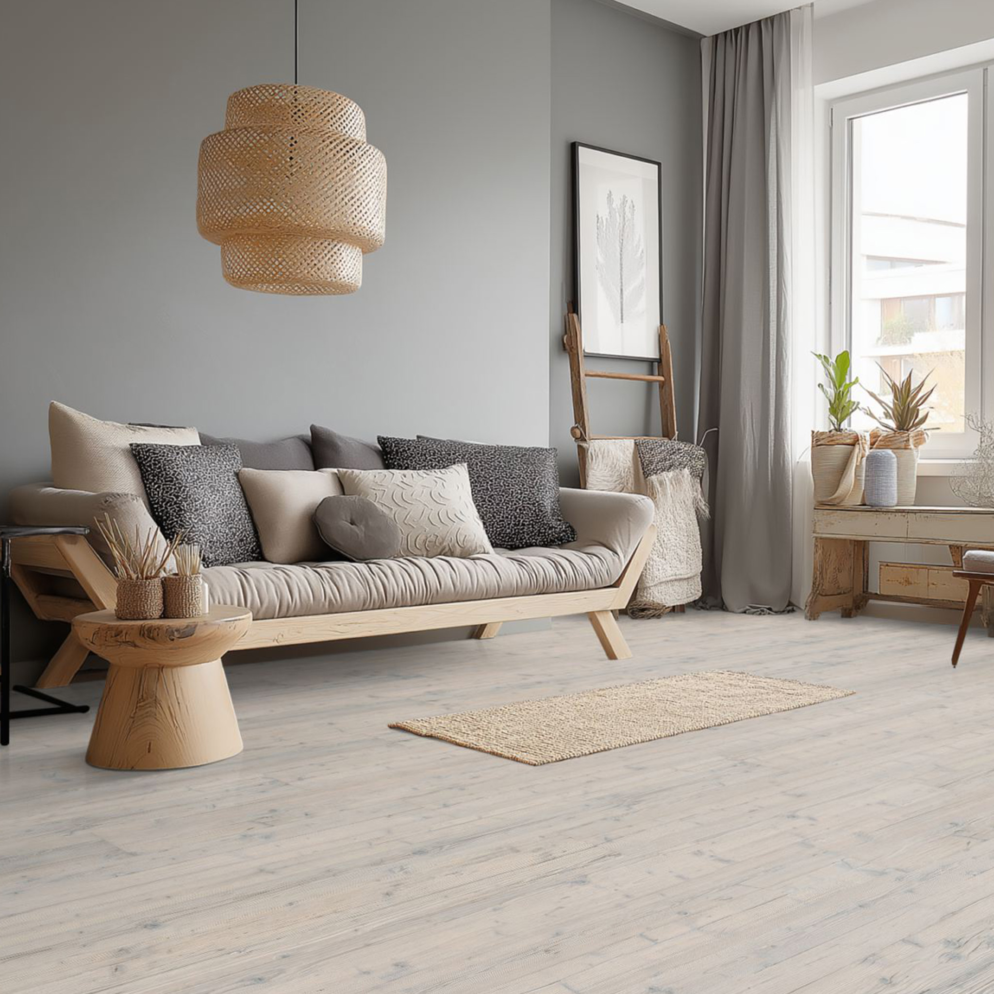 XL Landhausdiele Altgerüstholz weiß öl