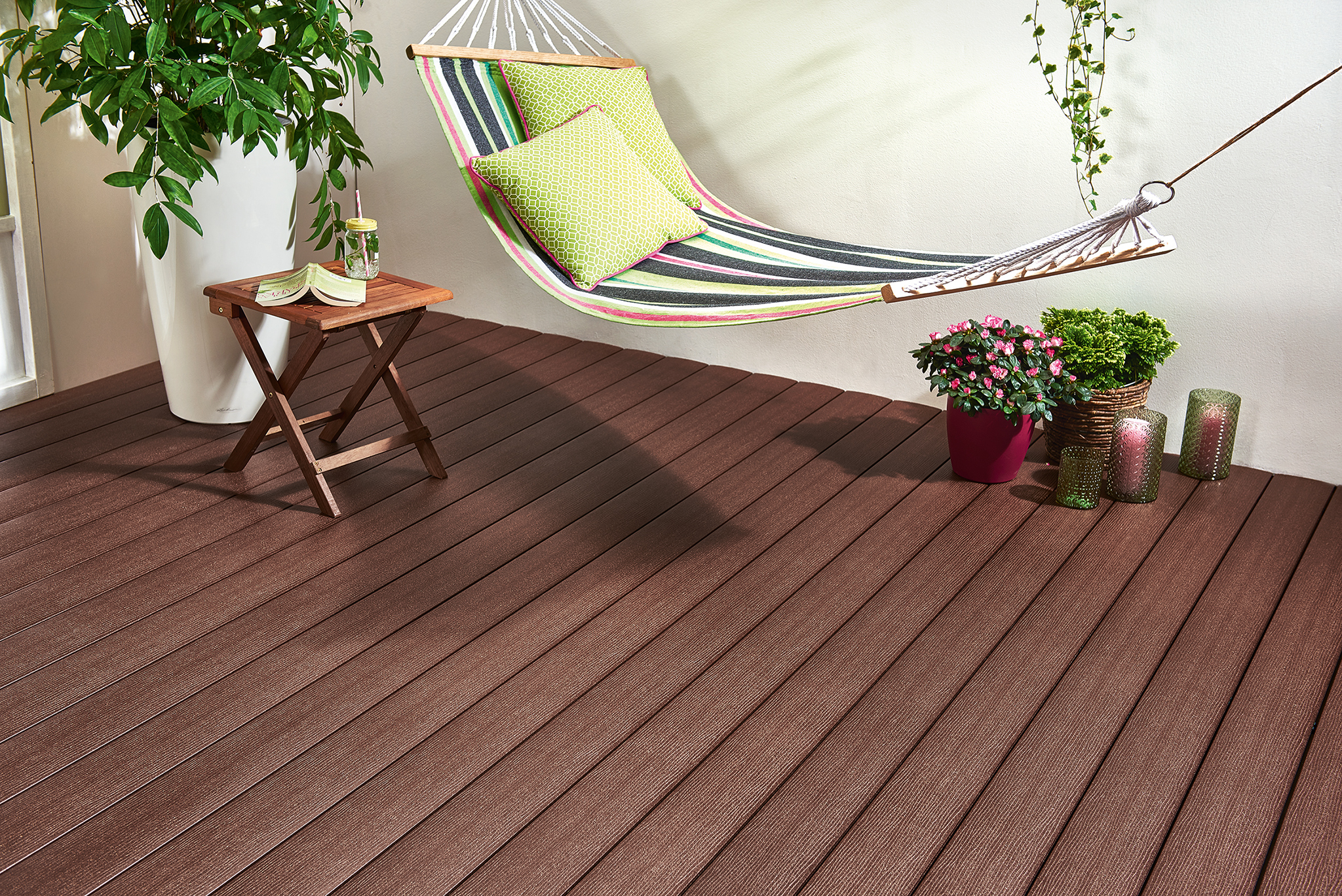 DIE SMARTE WPC solid plank brown