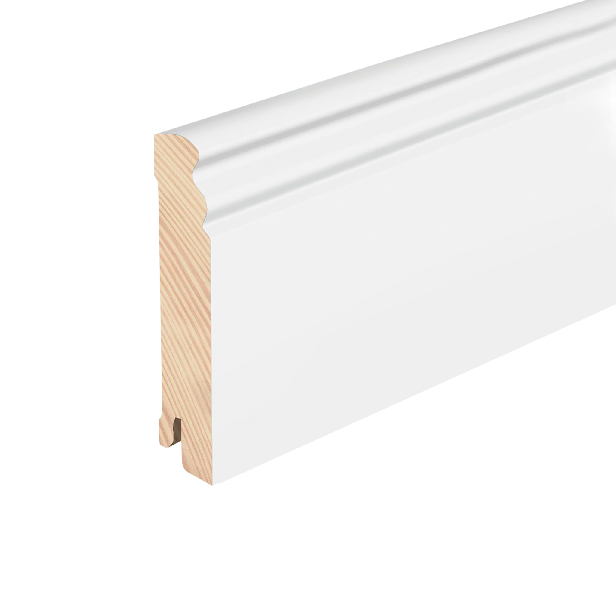 625 Sockelleiste Kiefer weiß 625 Sockelleiste Kiefer weiß