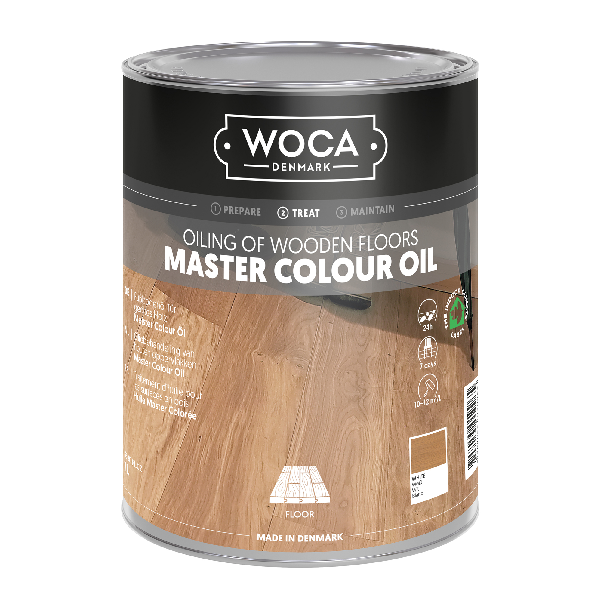 WOCA Meister Bodenöl weiß 1,0 Ltr. WOCA Meister Bodenöl weiß 1,0 Ltr.