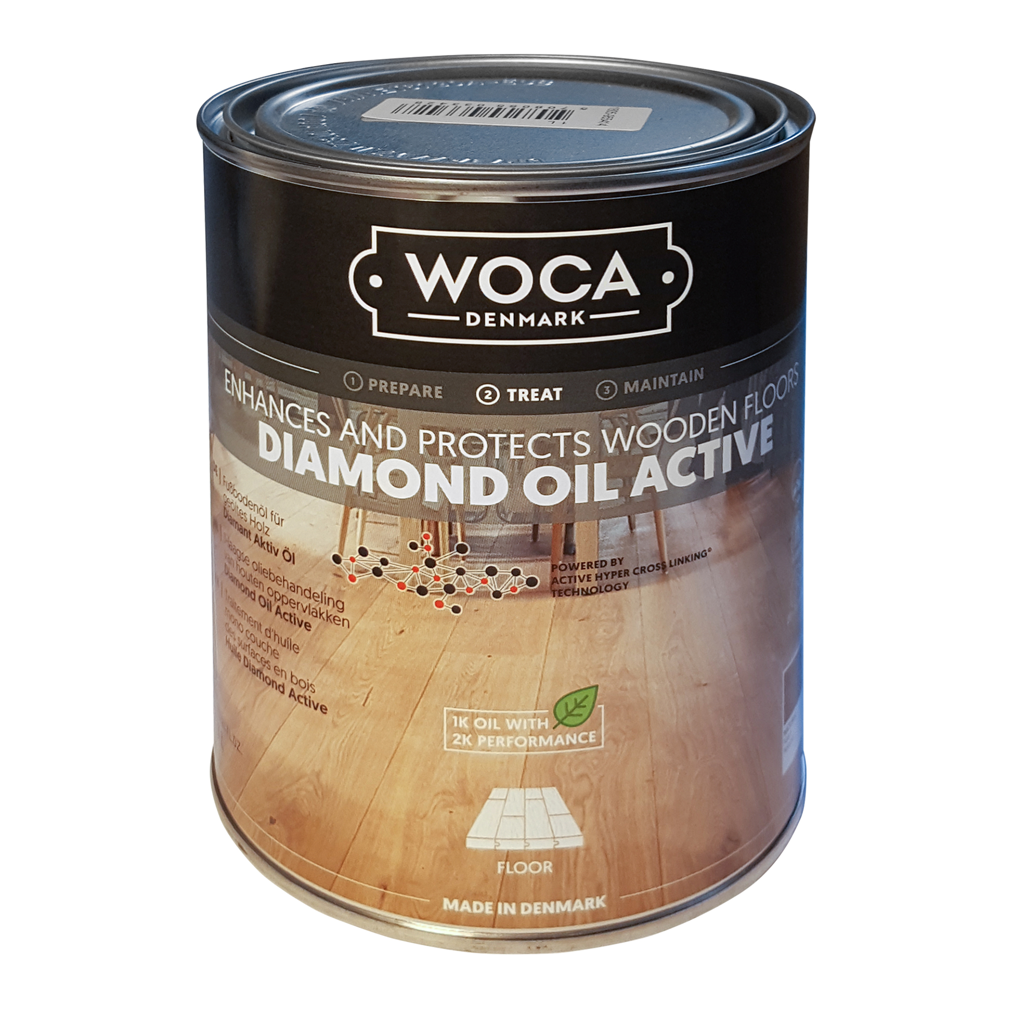 WOCA Diamond Öl Aktiv, Natur Holzöl 1L WOCA Diamond Öl Aktiv, Natur Holzöl 1L