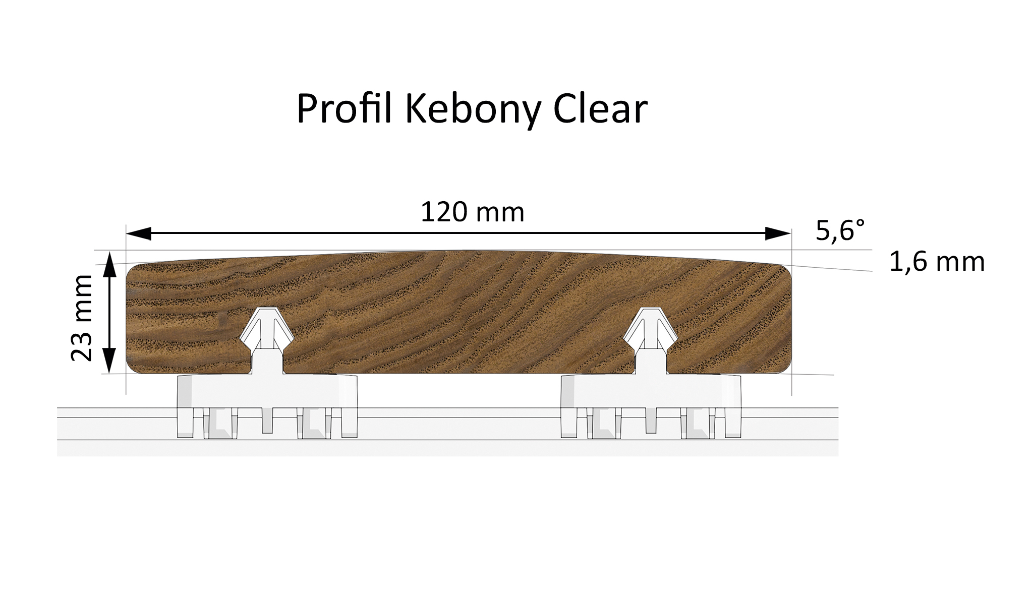 Grad Kebony Clear Deck 4800 mm
