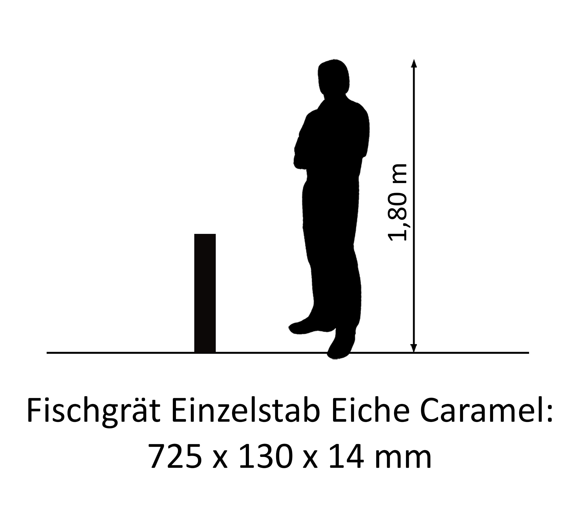 Fischgrät Einzelstab Pure Classico geb.