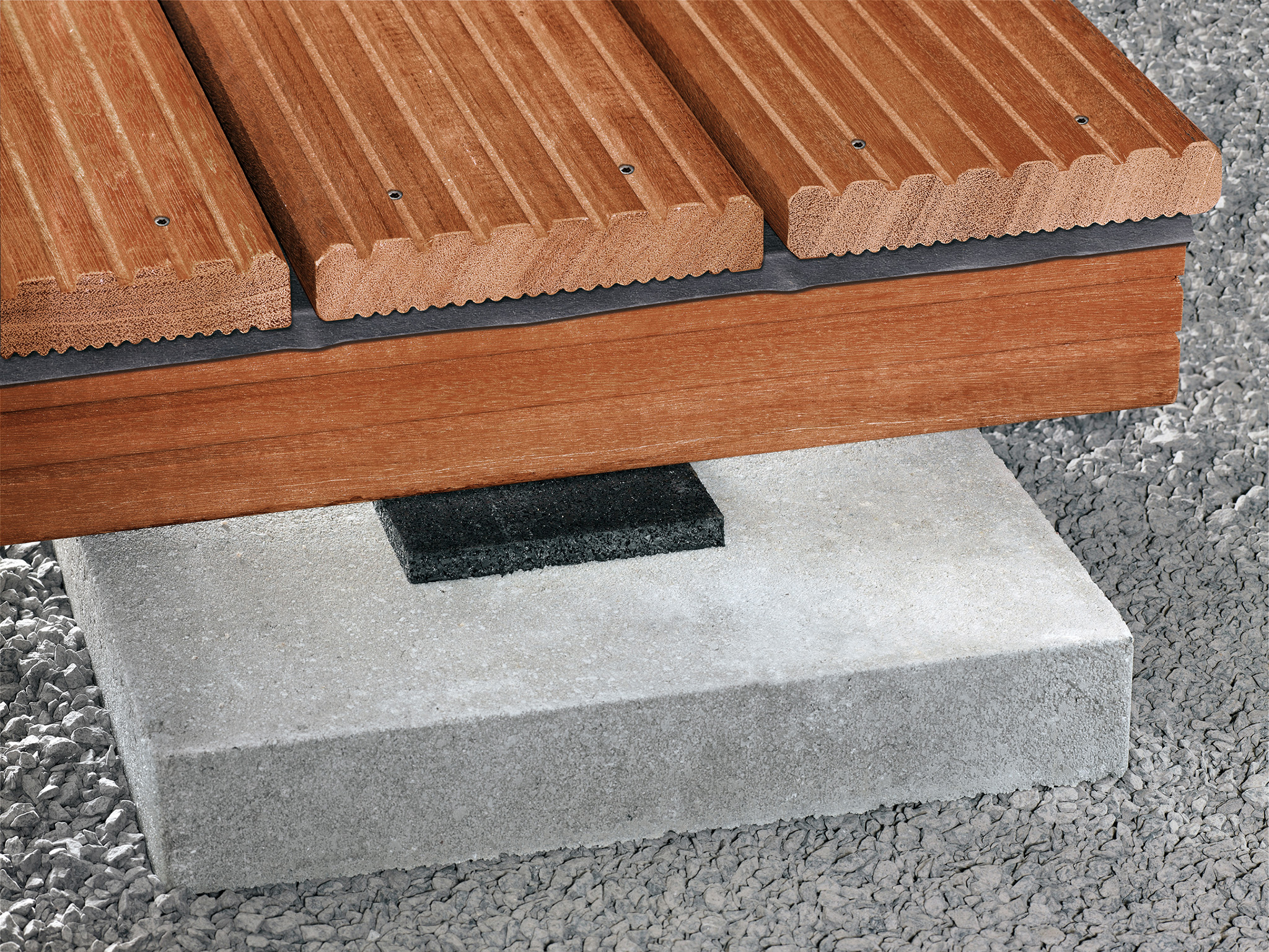 SPAX Terrasse Deck Pads 100x100x8mm