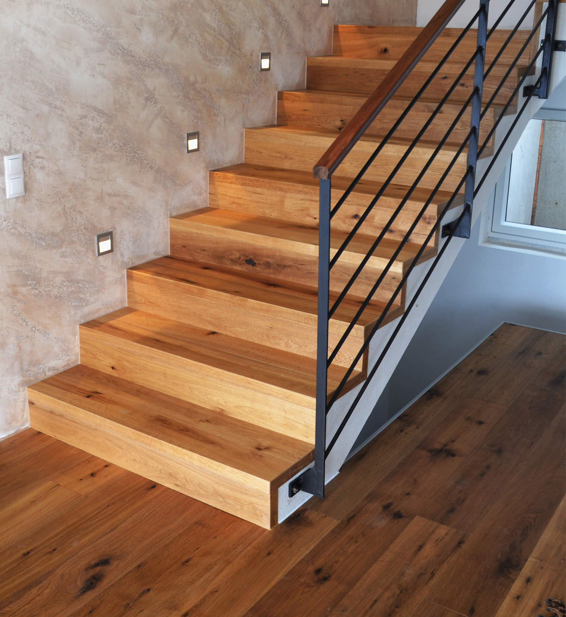 Treppenkante L-Form Floor-Art Design